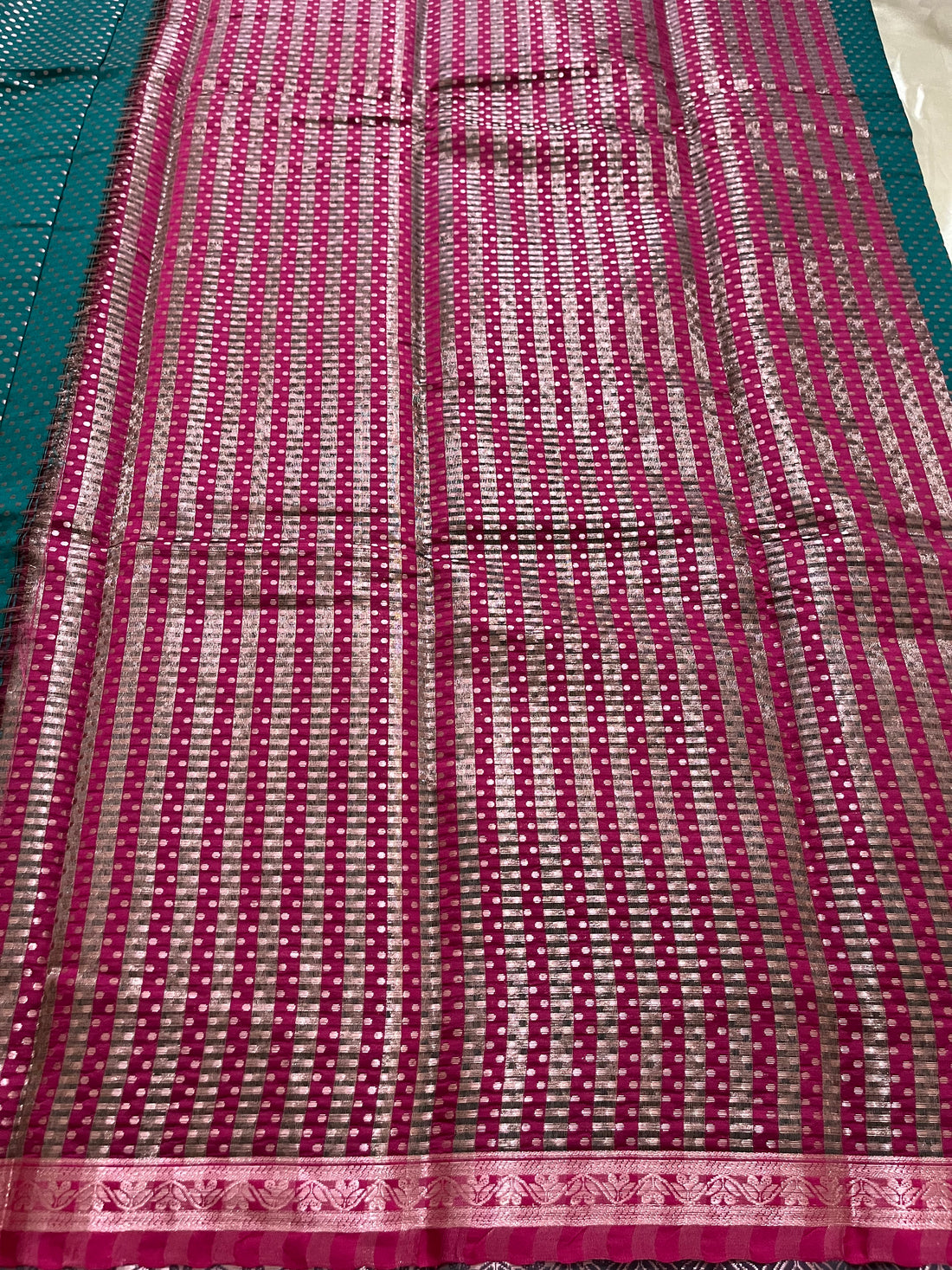 Brocade mixed cotton soft silk