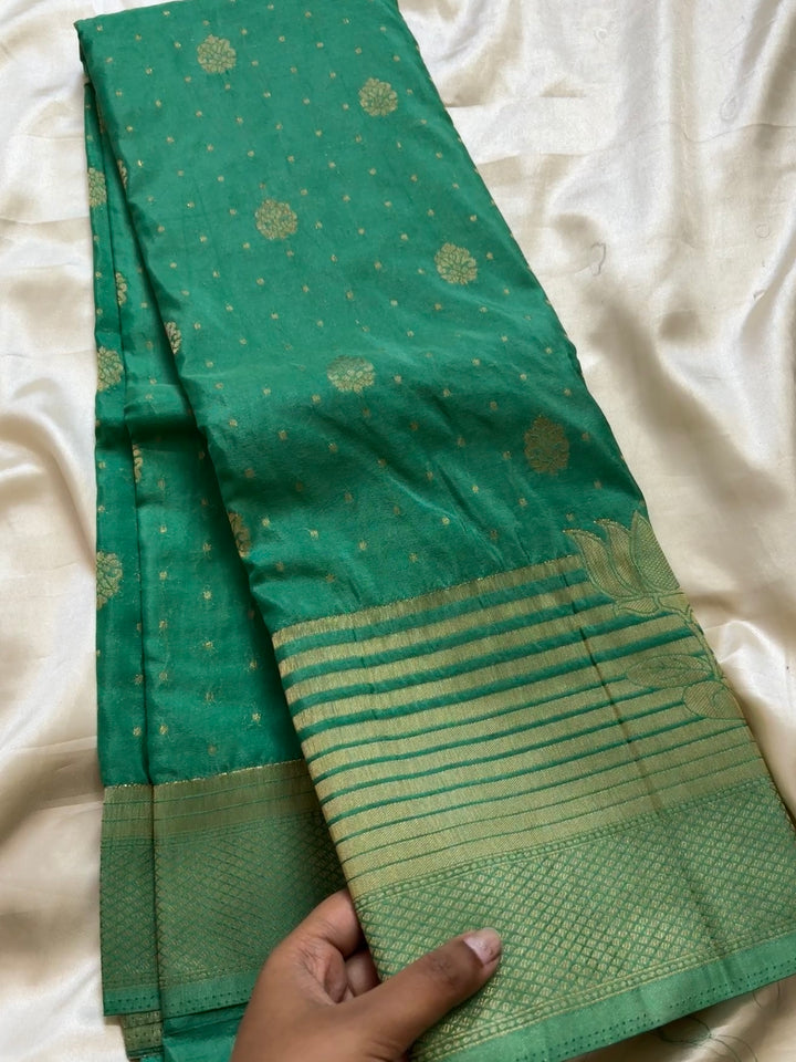 Semi Banarasi soft silk 12