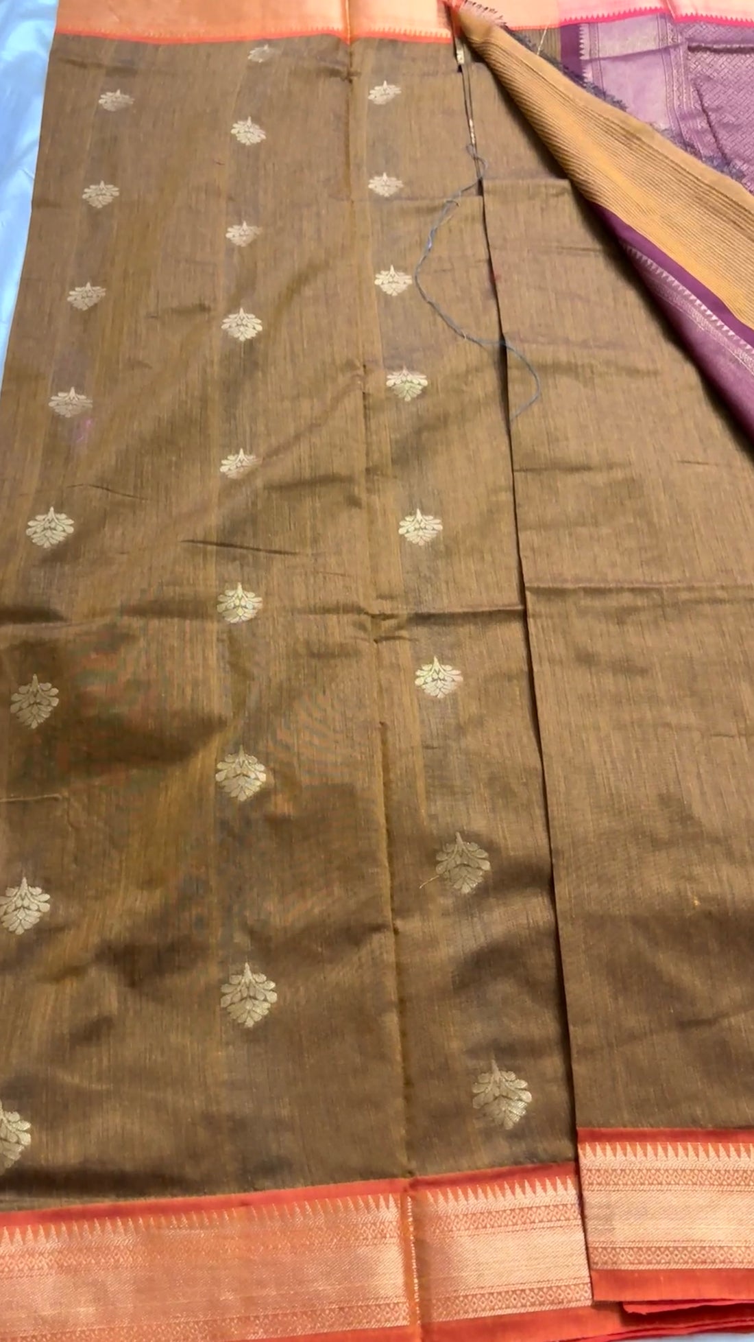 cotton with kanchi border Kr 60