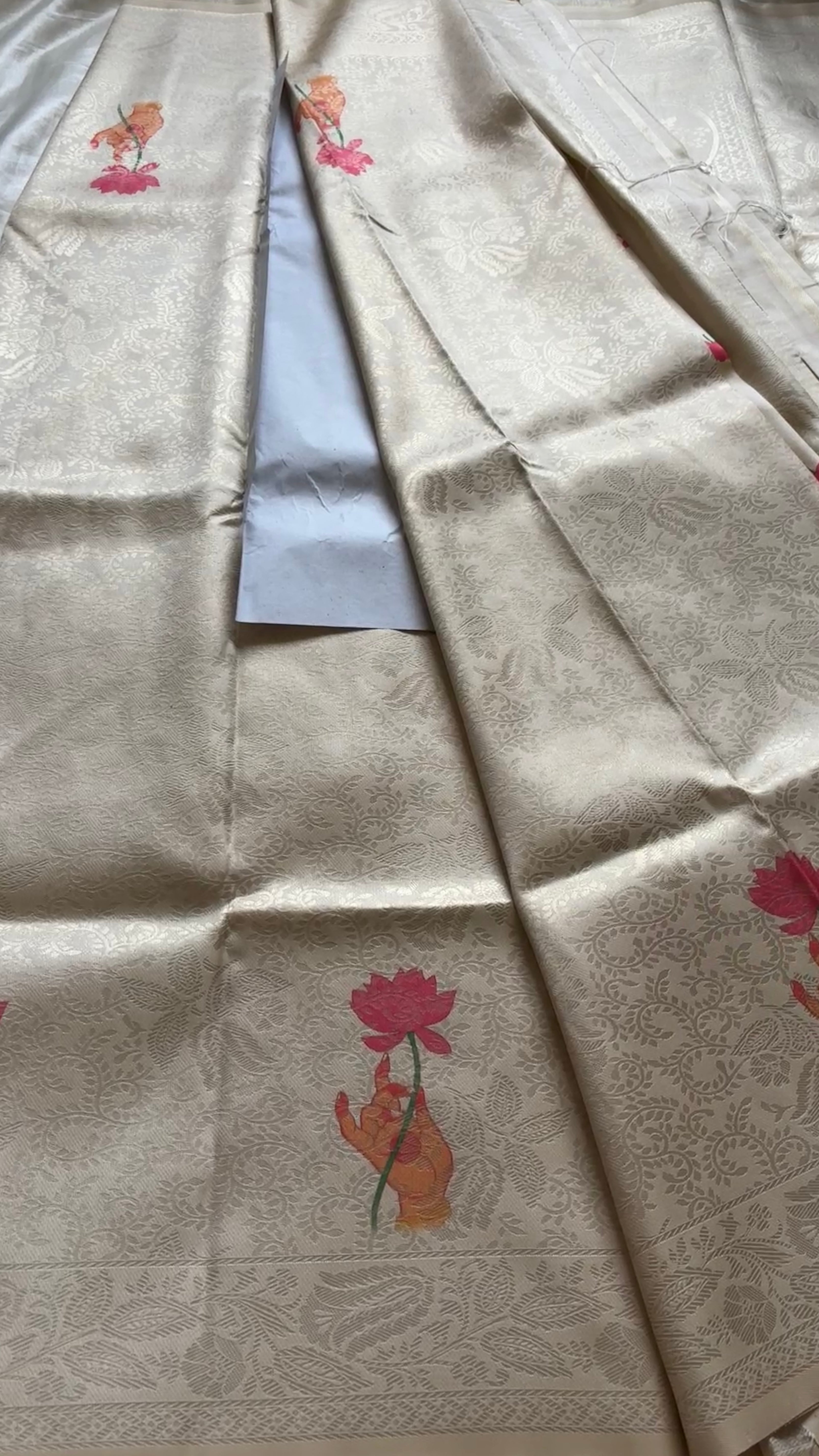 Soft silk with digital print