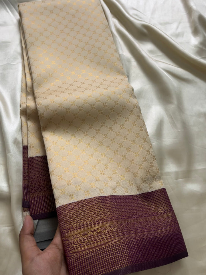 Kanchi semi soft silk
