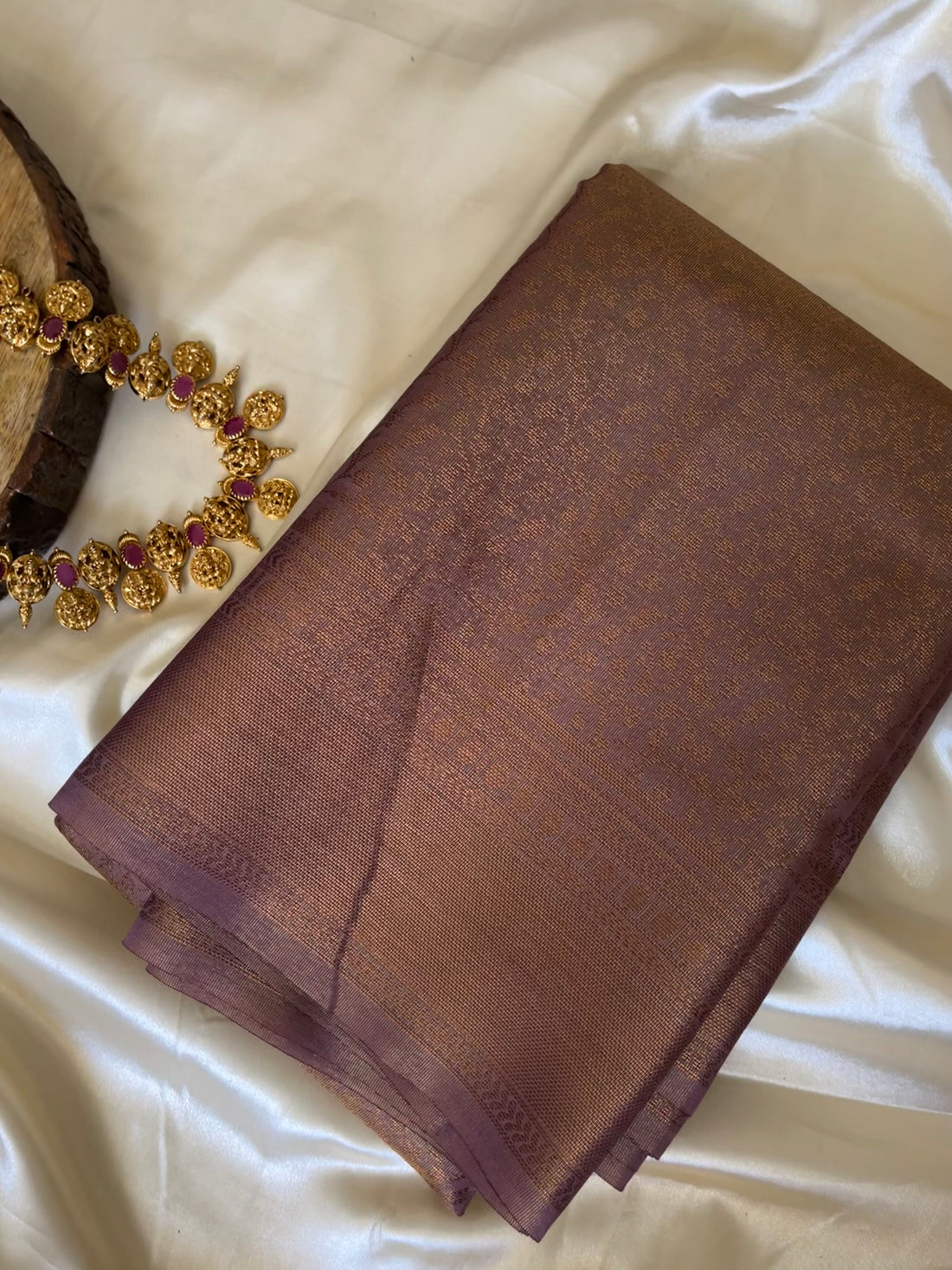 Tissue brocade soft silk