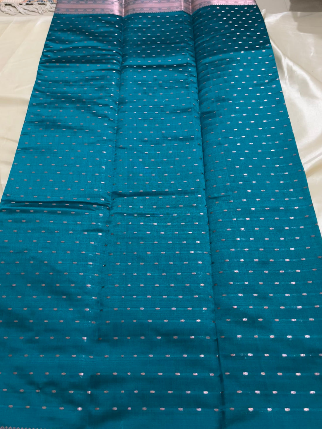 Brocade mixed cotton soft silk