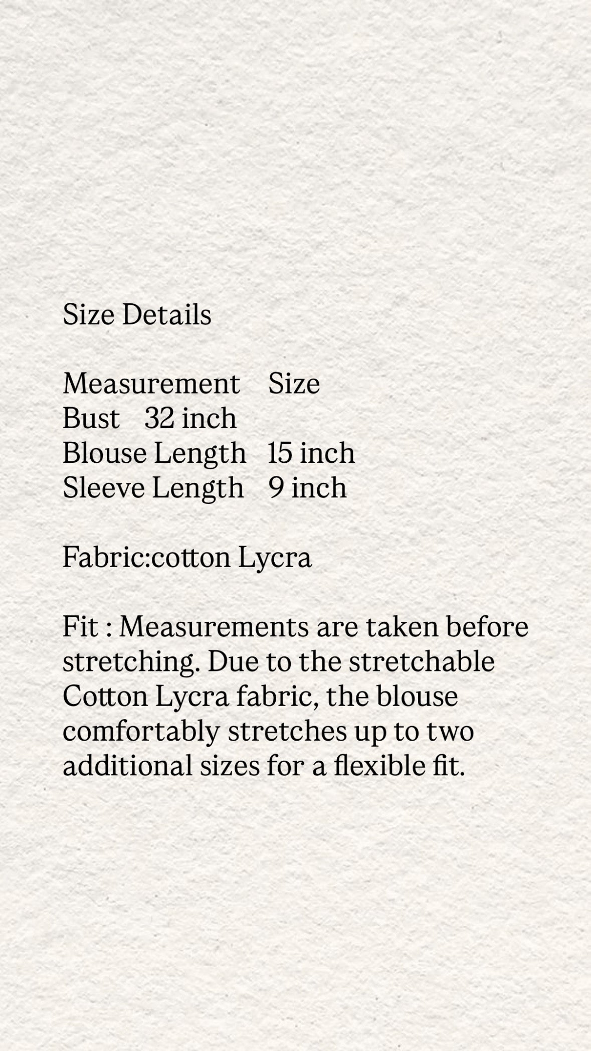 Kalamkari Ajrak printed stretchable blouse xxl
