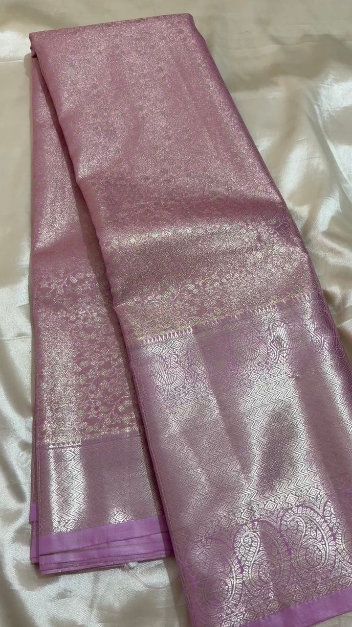 Semi tissue Kanchipuram saree
