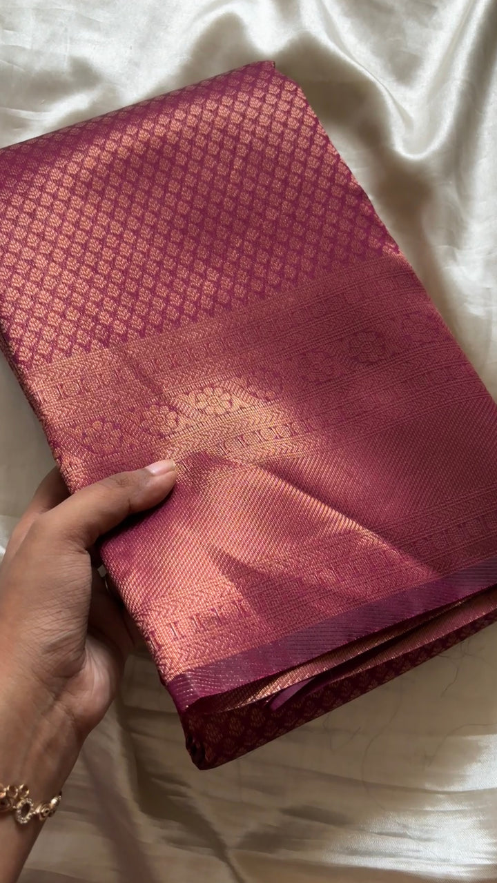Semi brocade soft Silk kr13