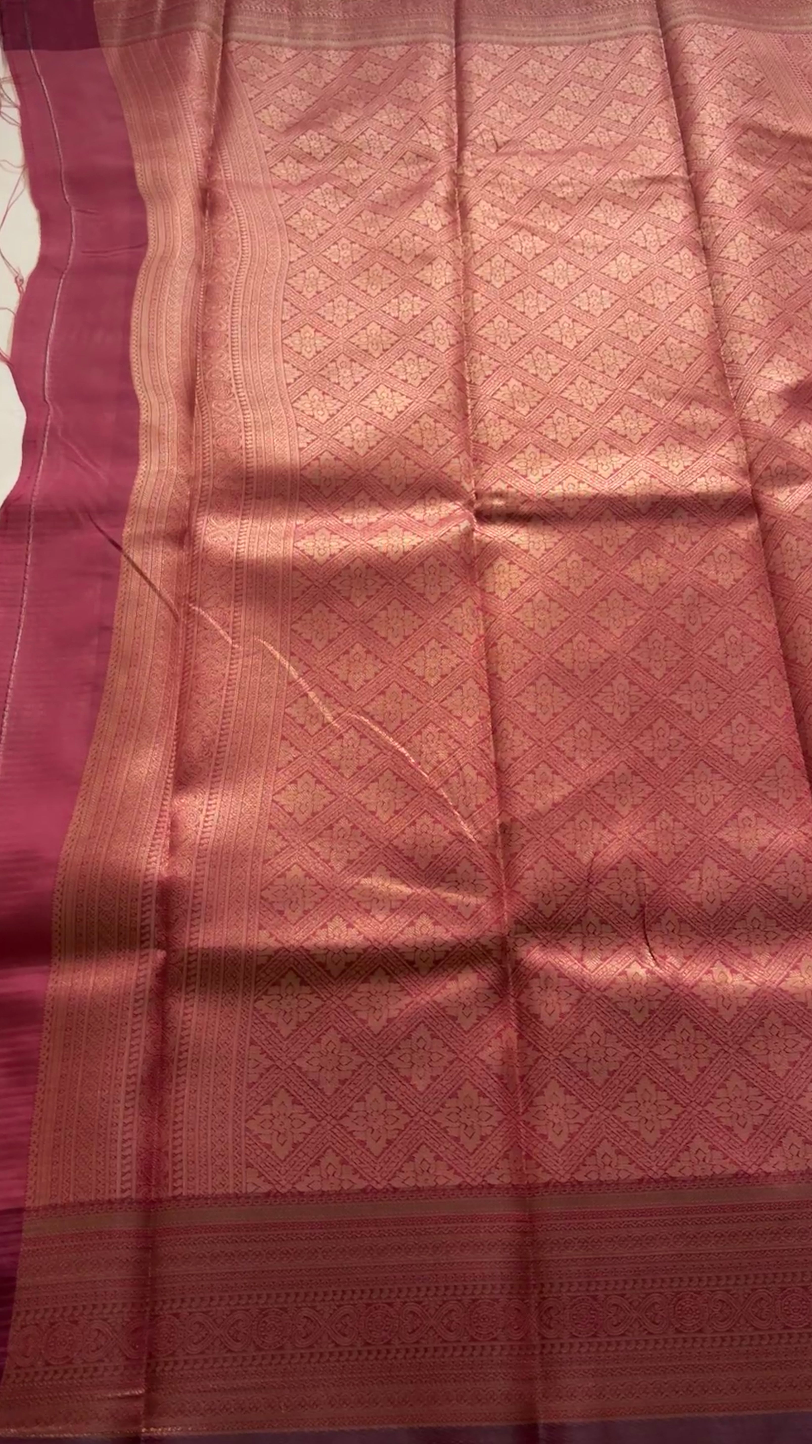 semi soft silk with Kanchi borders