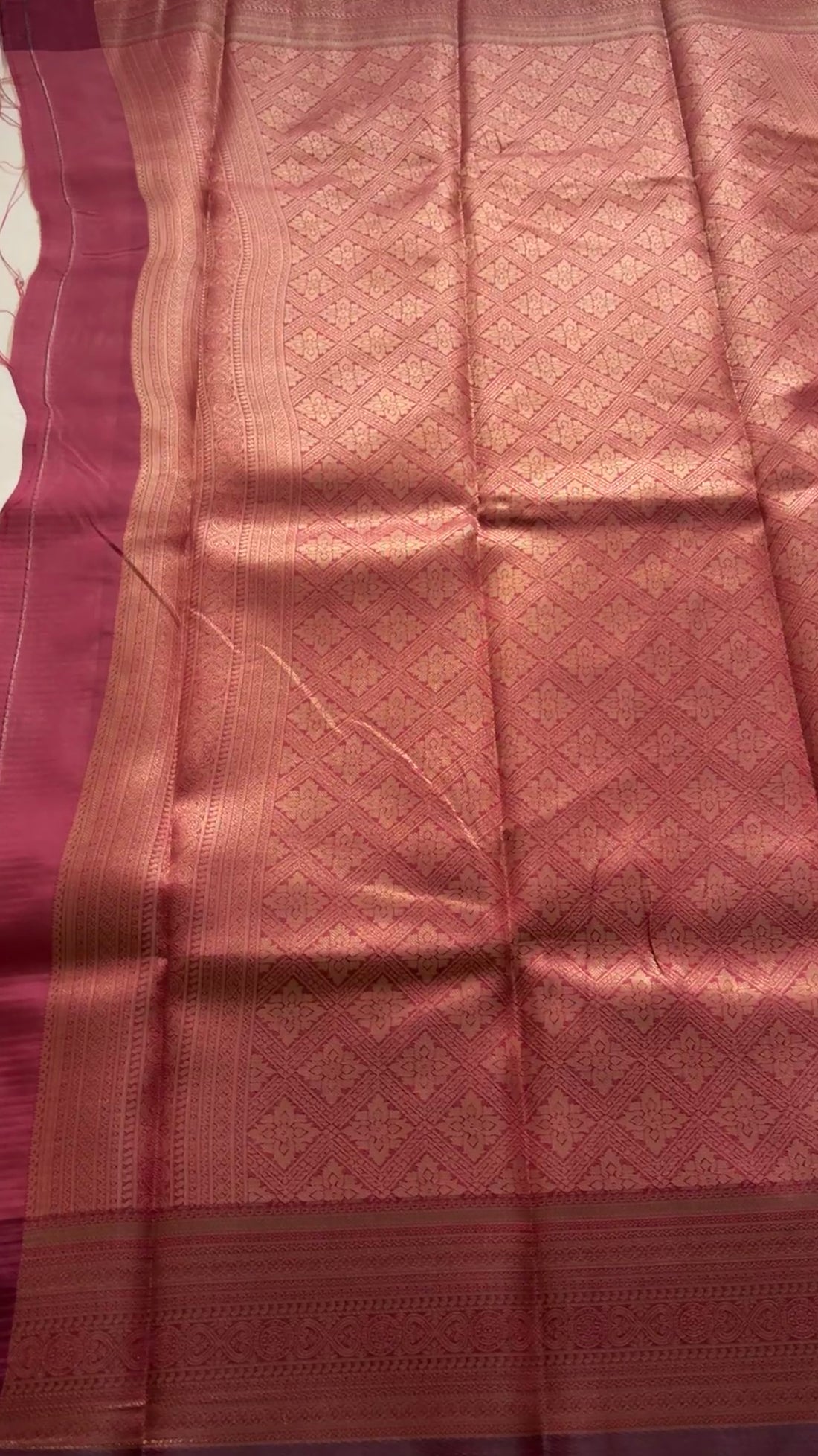 semi soft silk with Kanchi borders