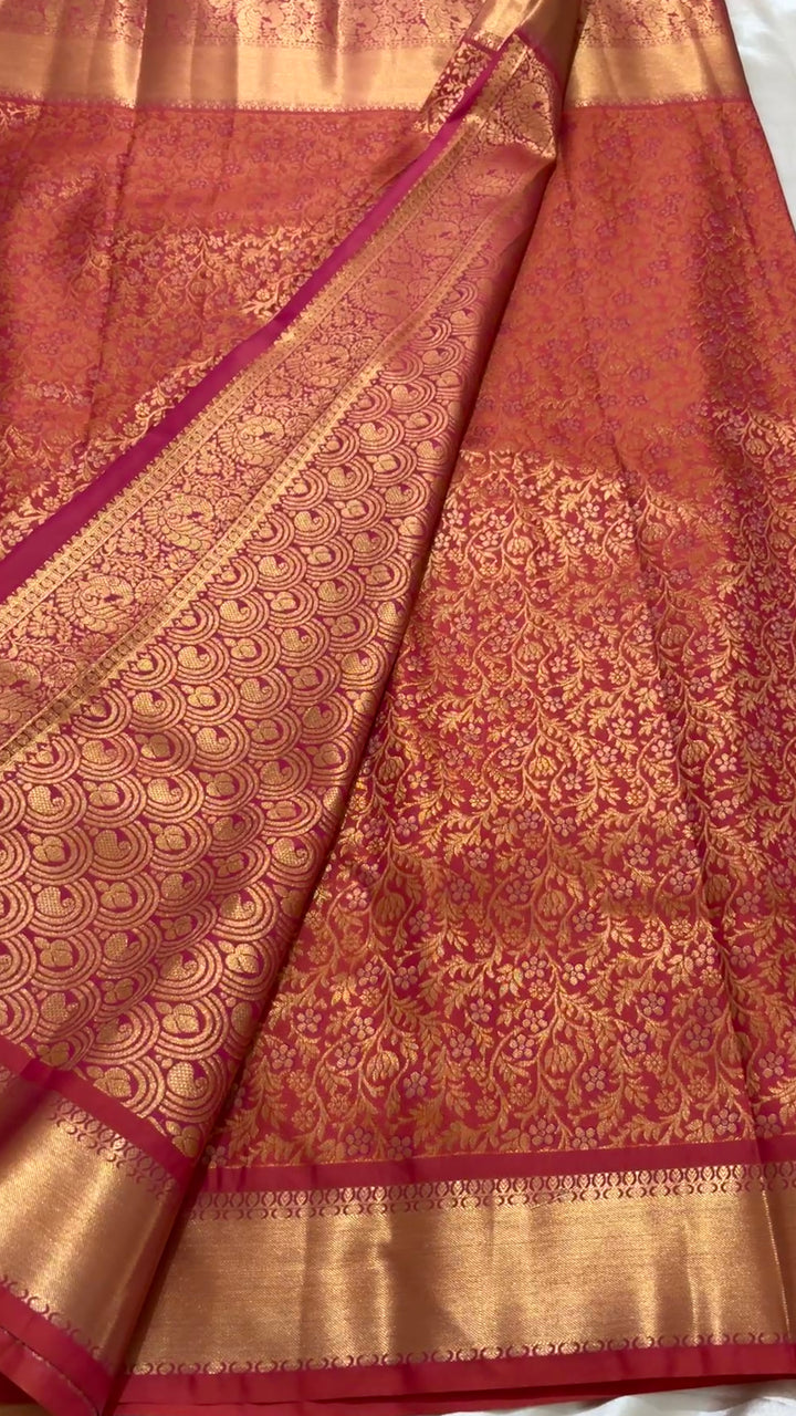 Semi tissue Kanchipuram saree