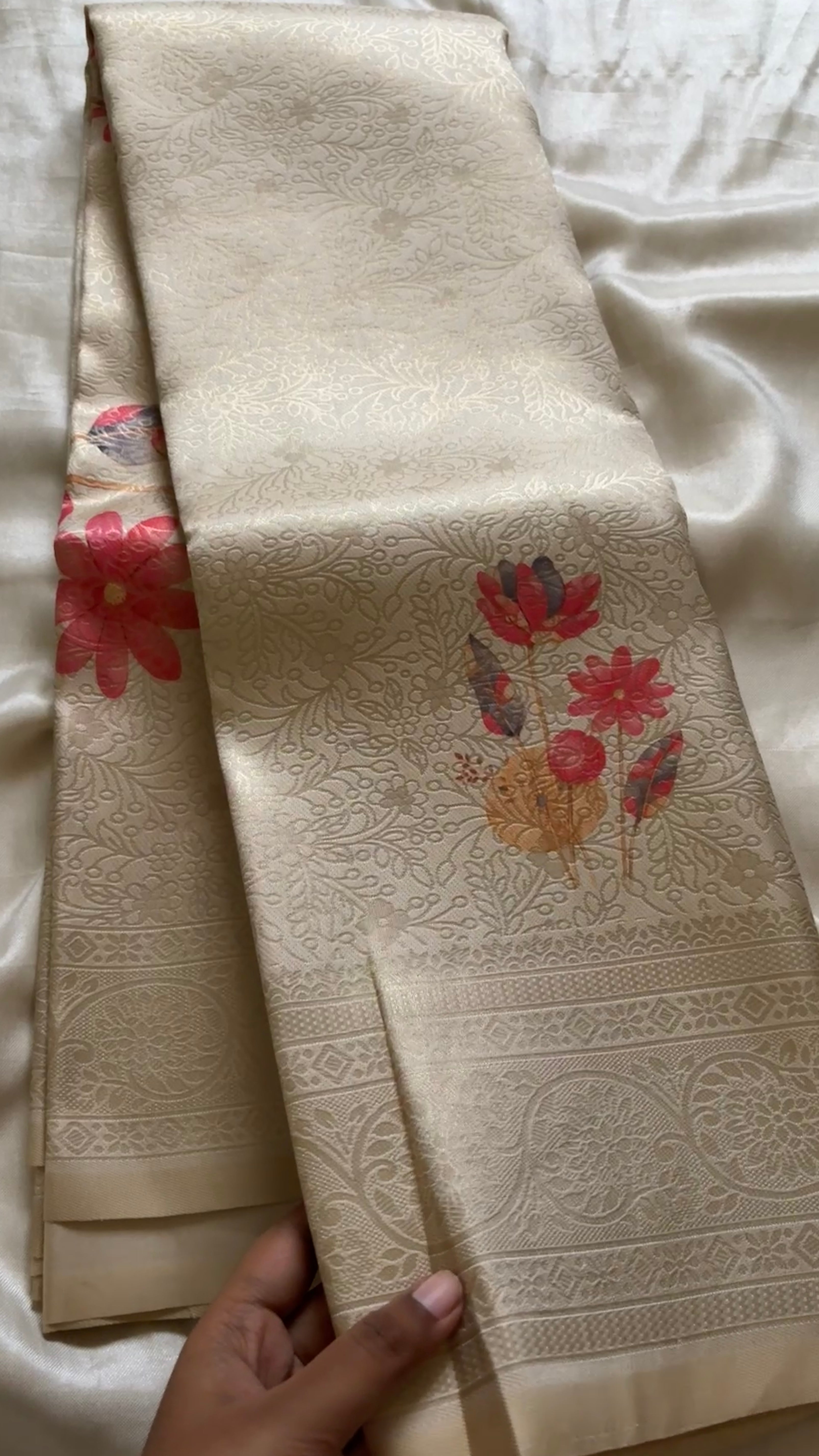 Soft silk with digital print