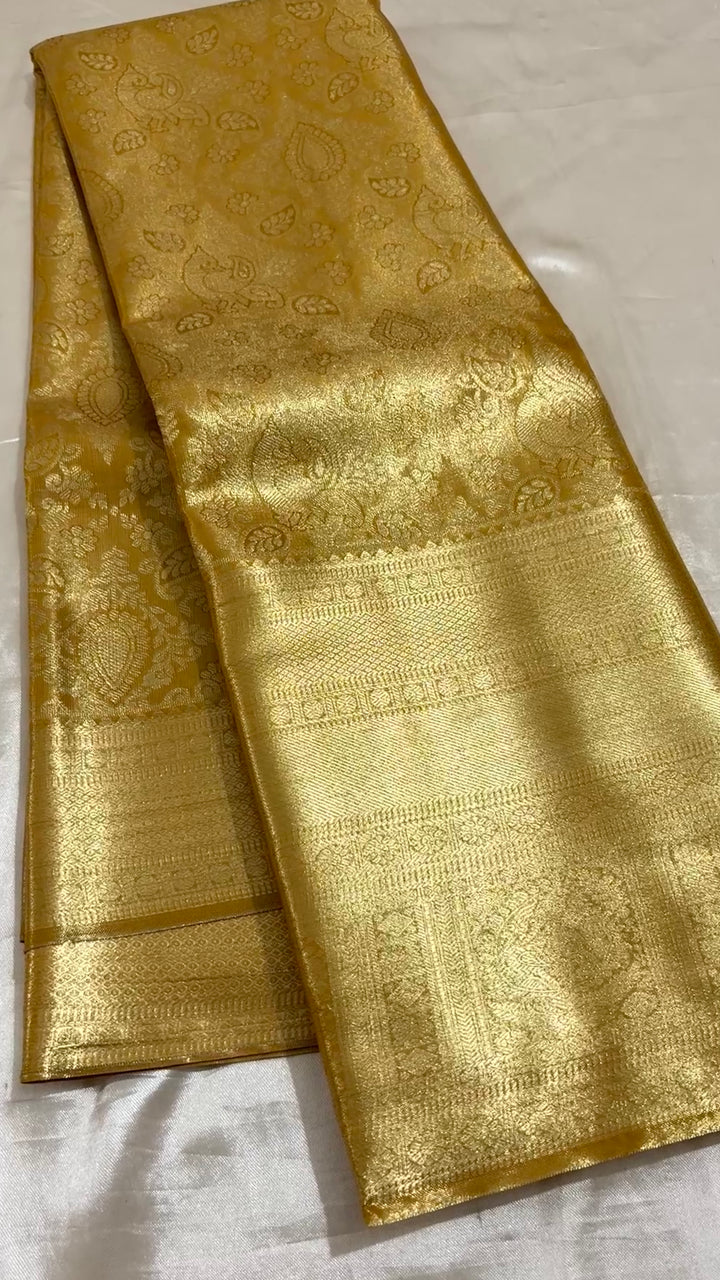 Semi Tissue Kanchipuram saree