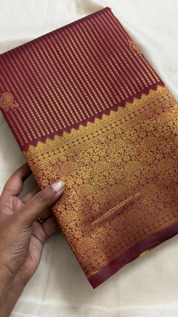 Semi brocade soft Silk kr66