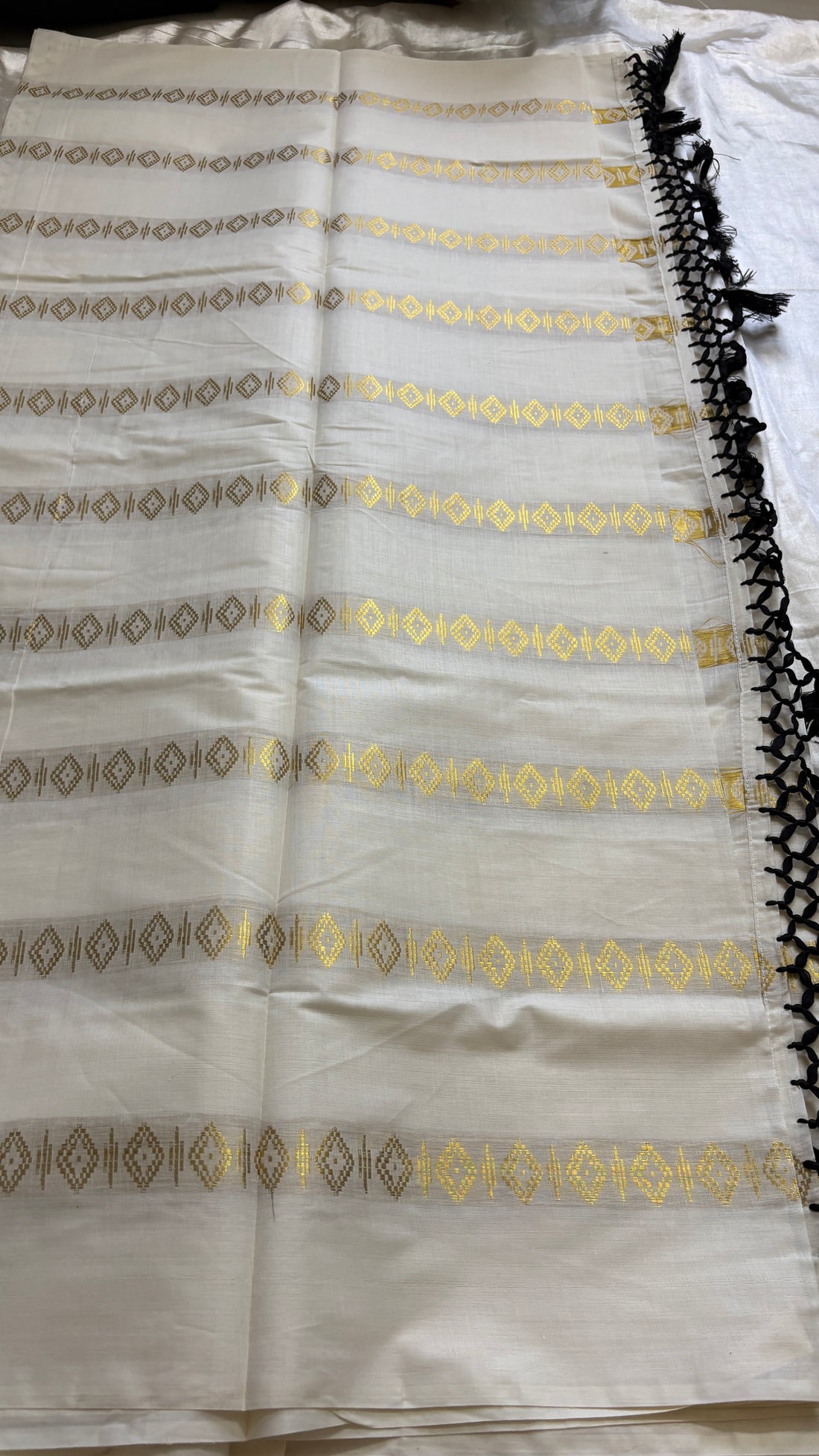 Soft cotton with gold