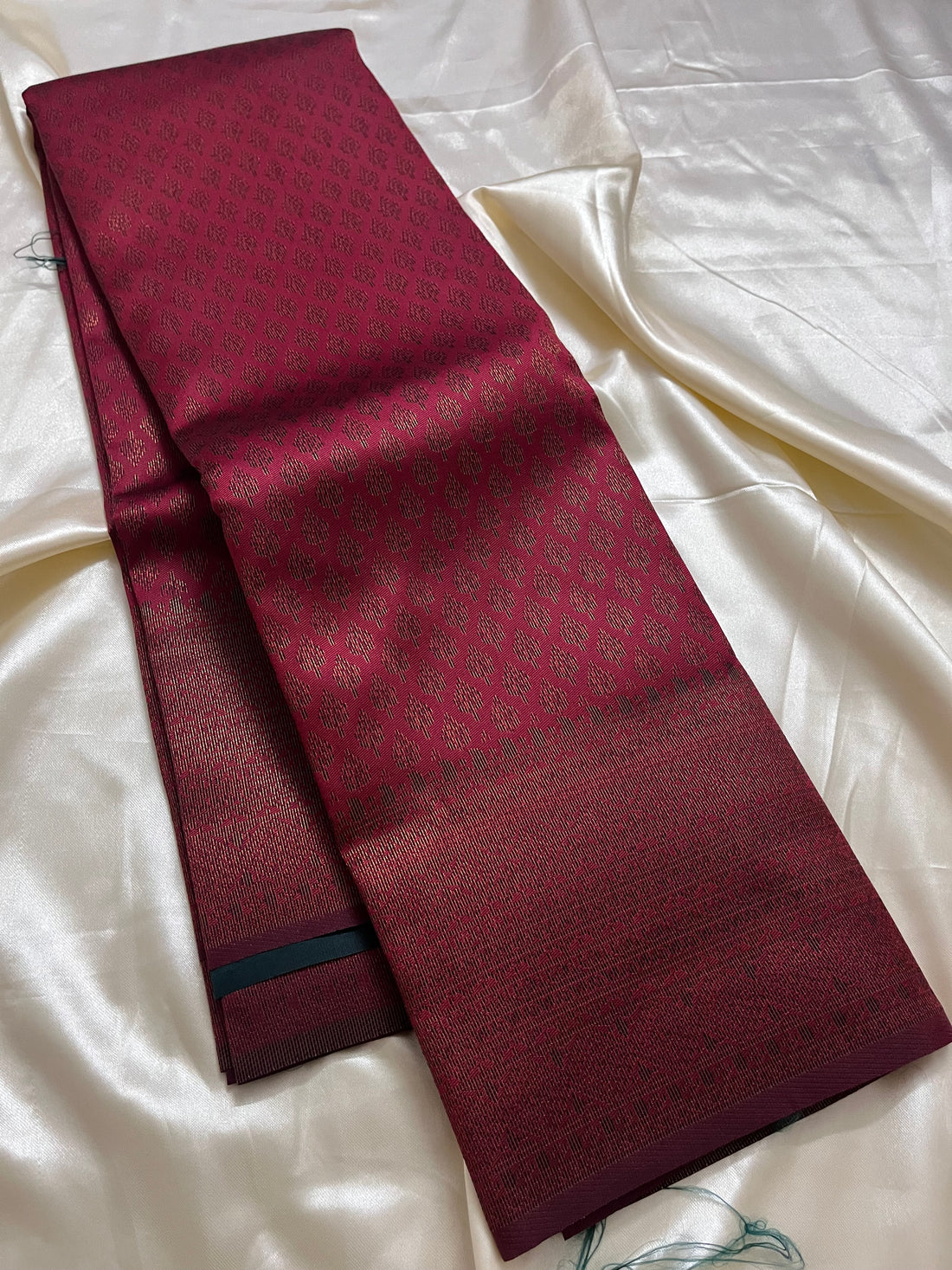 Brocade Soft Silk with char coal zari