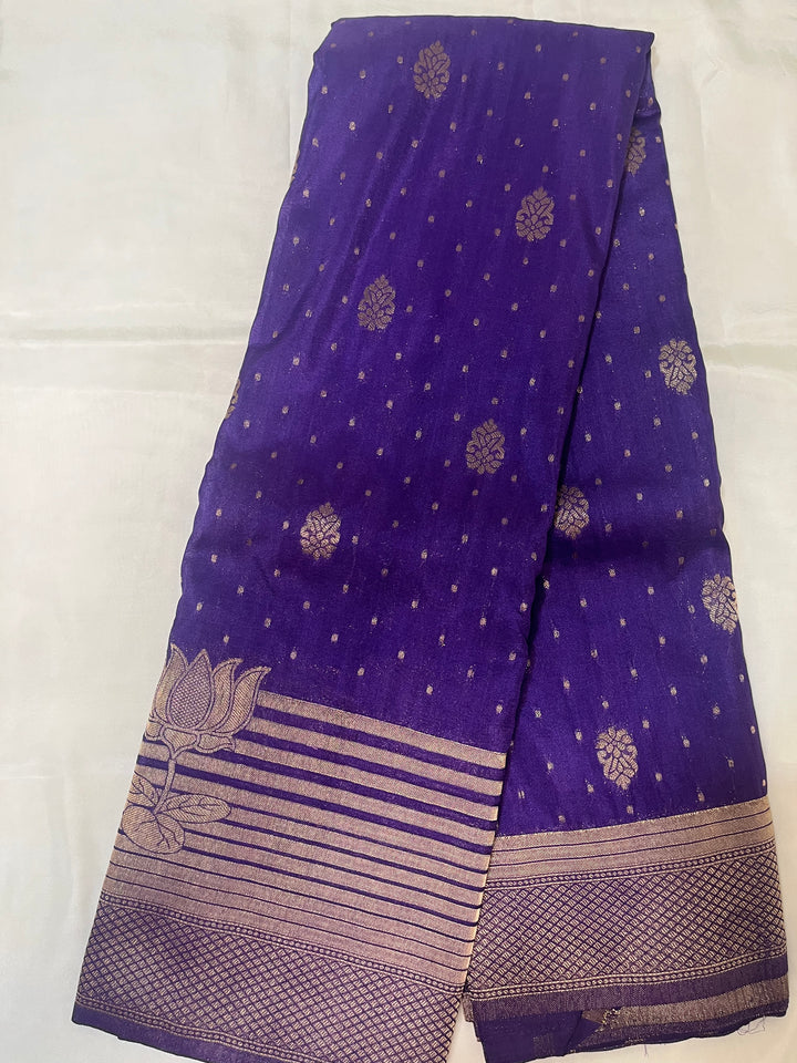 Semi Banarasi soft silk