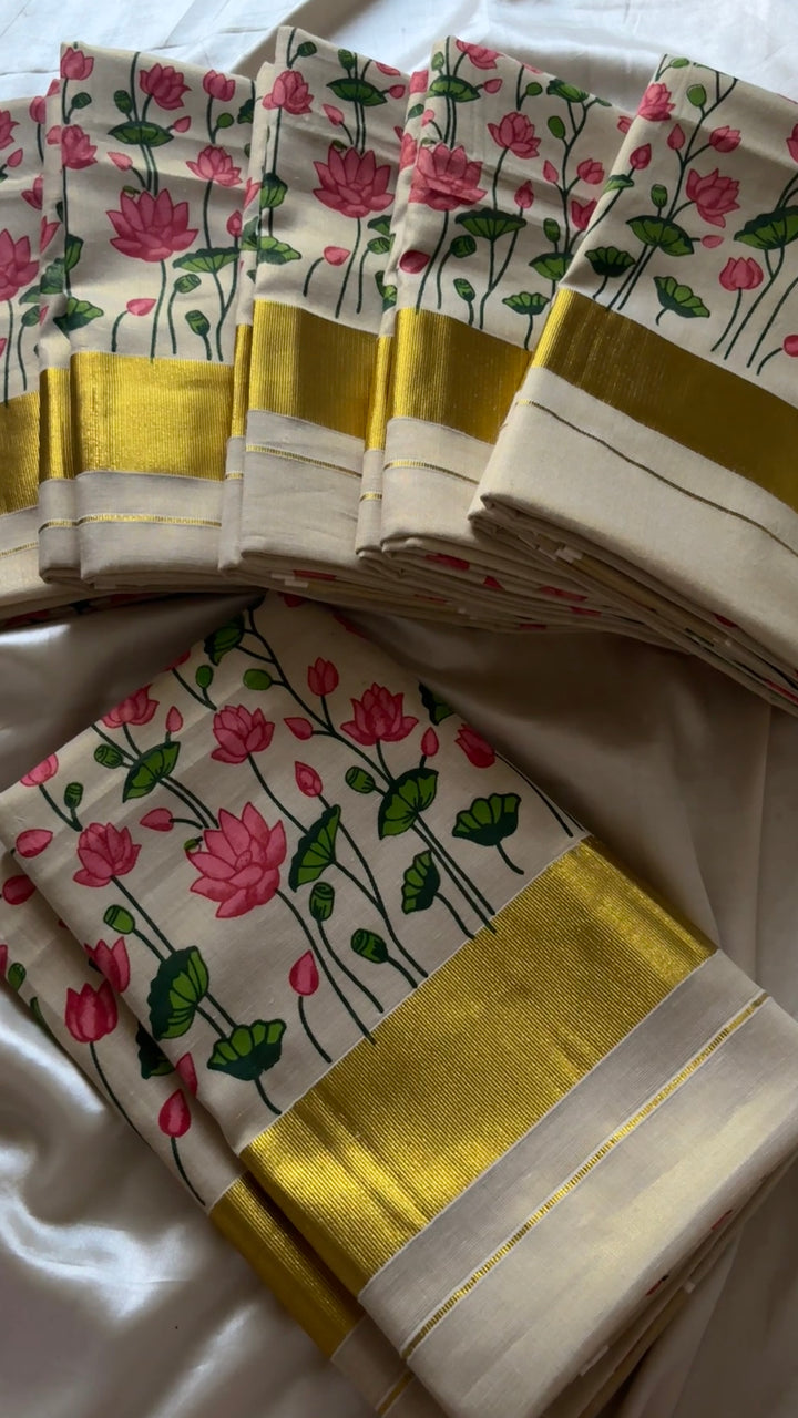 Kerala cotton with tissue mixed