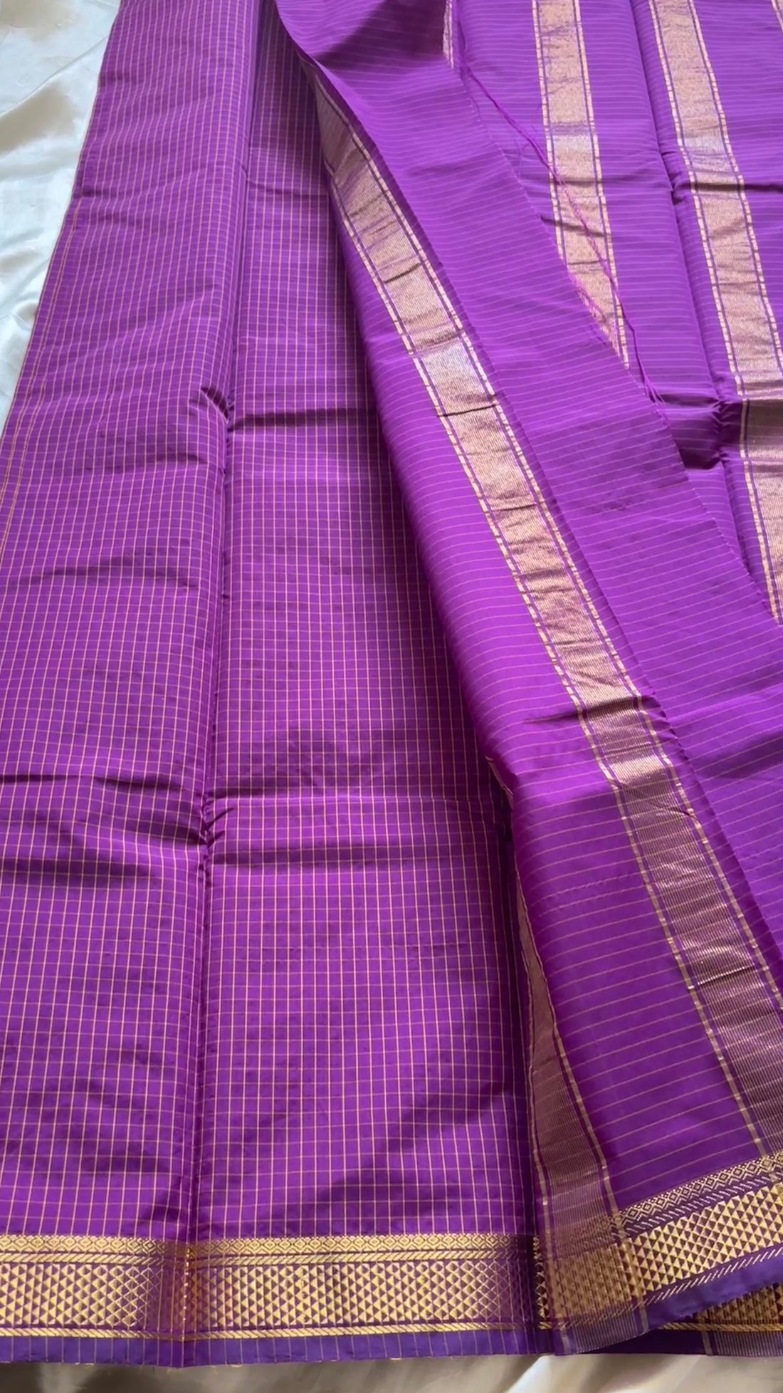 Checked cotton