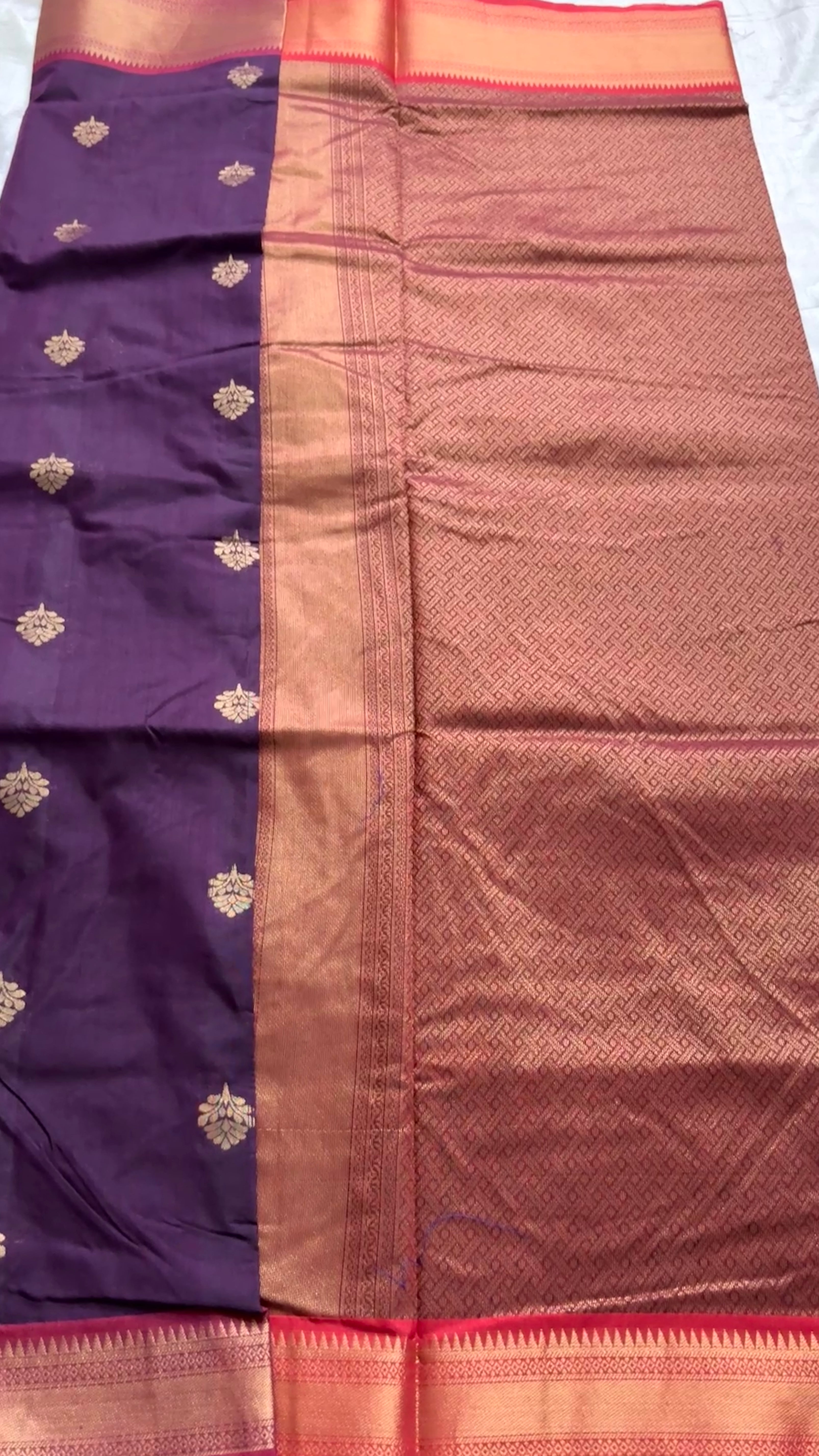 cotton with kanchi border Kr 61