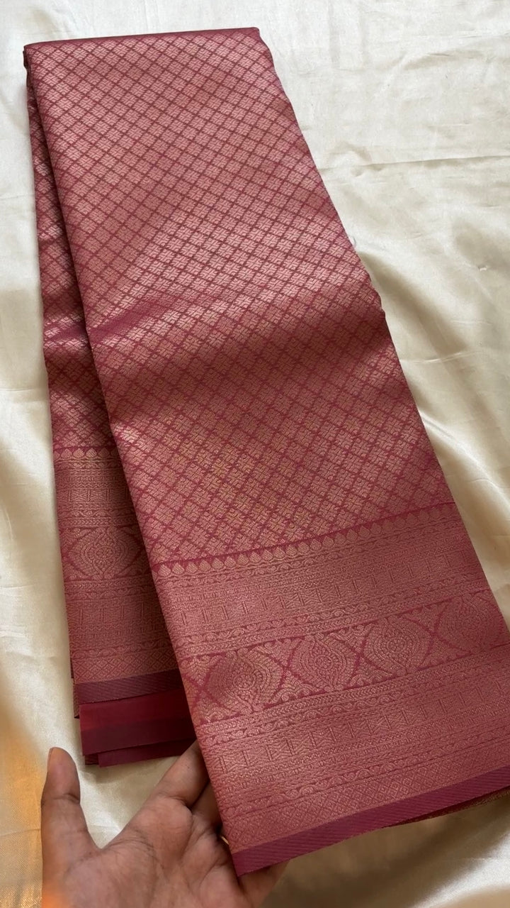 Semi brocade soft Silk kr35