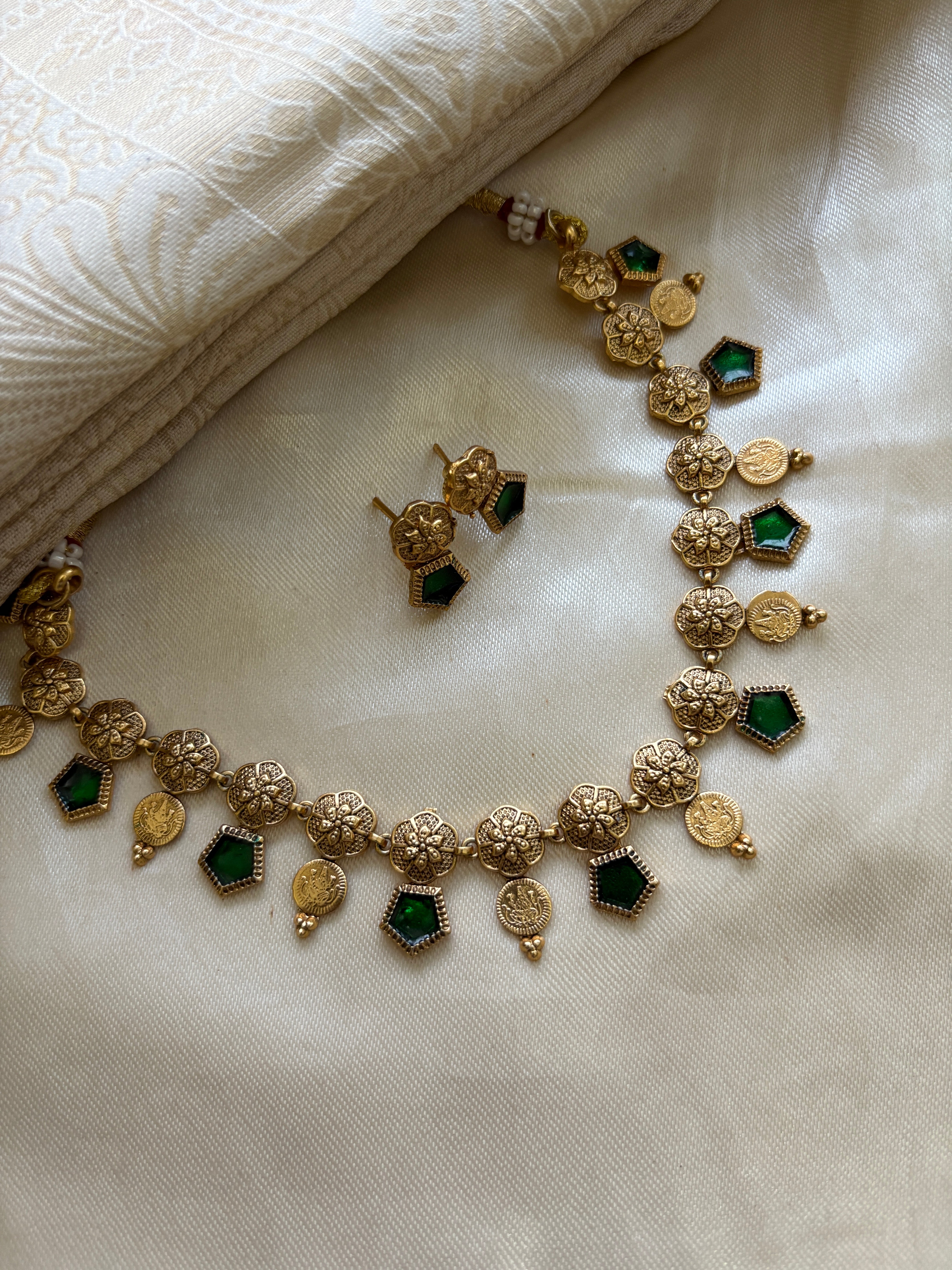 Palakka with coin antique necklace