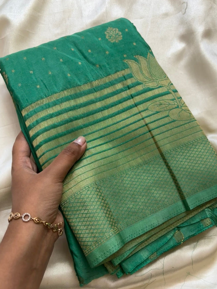 Semi Banarasi soft silk 12