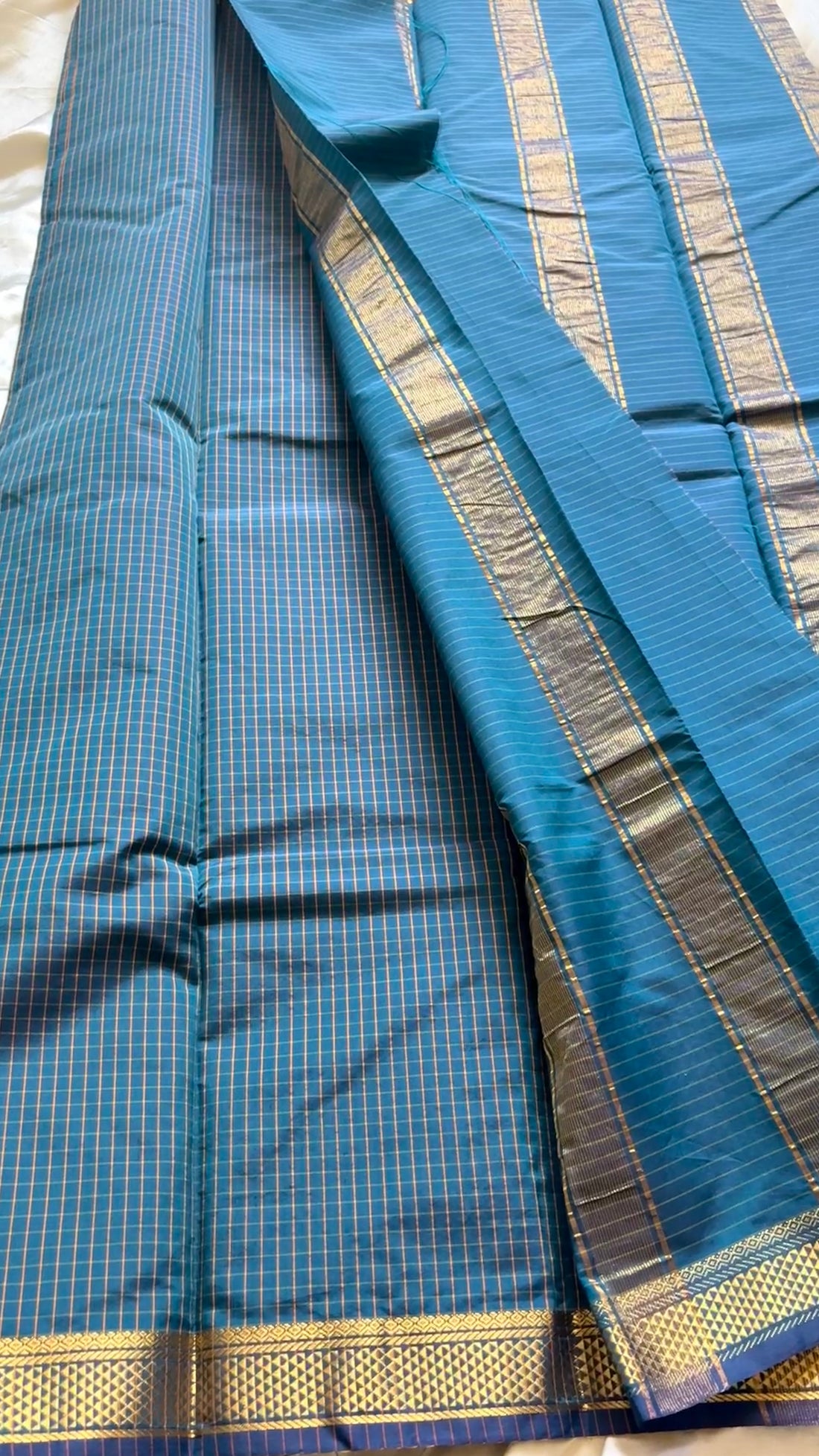 Checked cotton