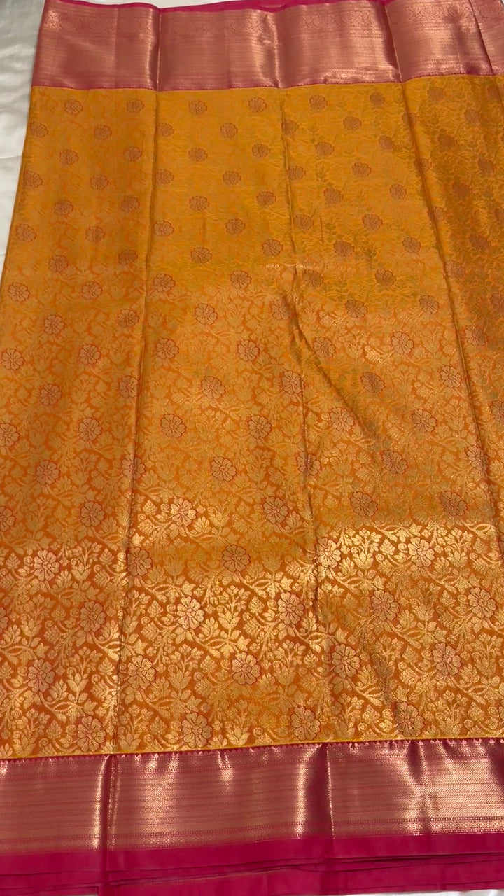 Semi tissue Kanchipuram saree