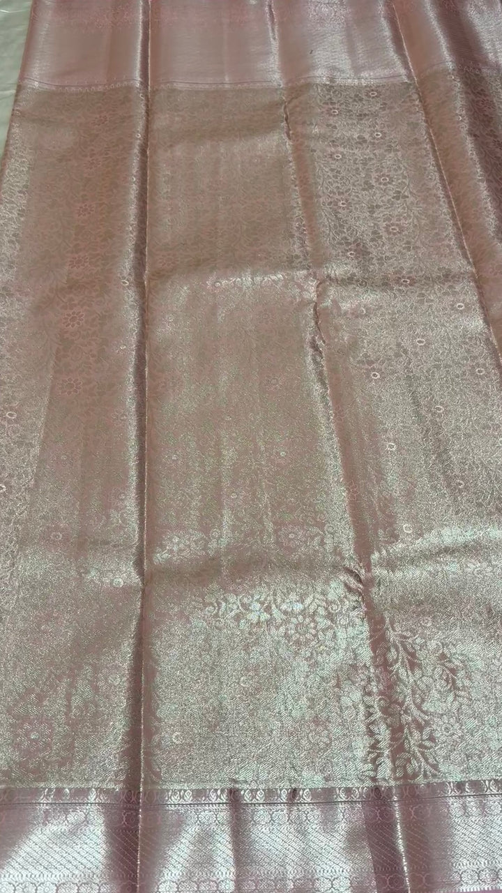 Semi tissue Kanchipuram saree