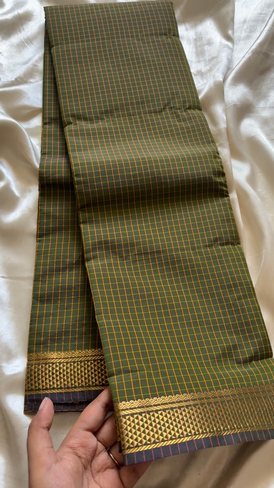 Checked cotton