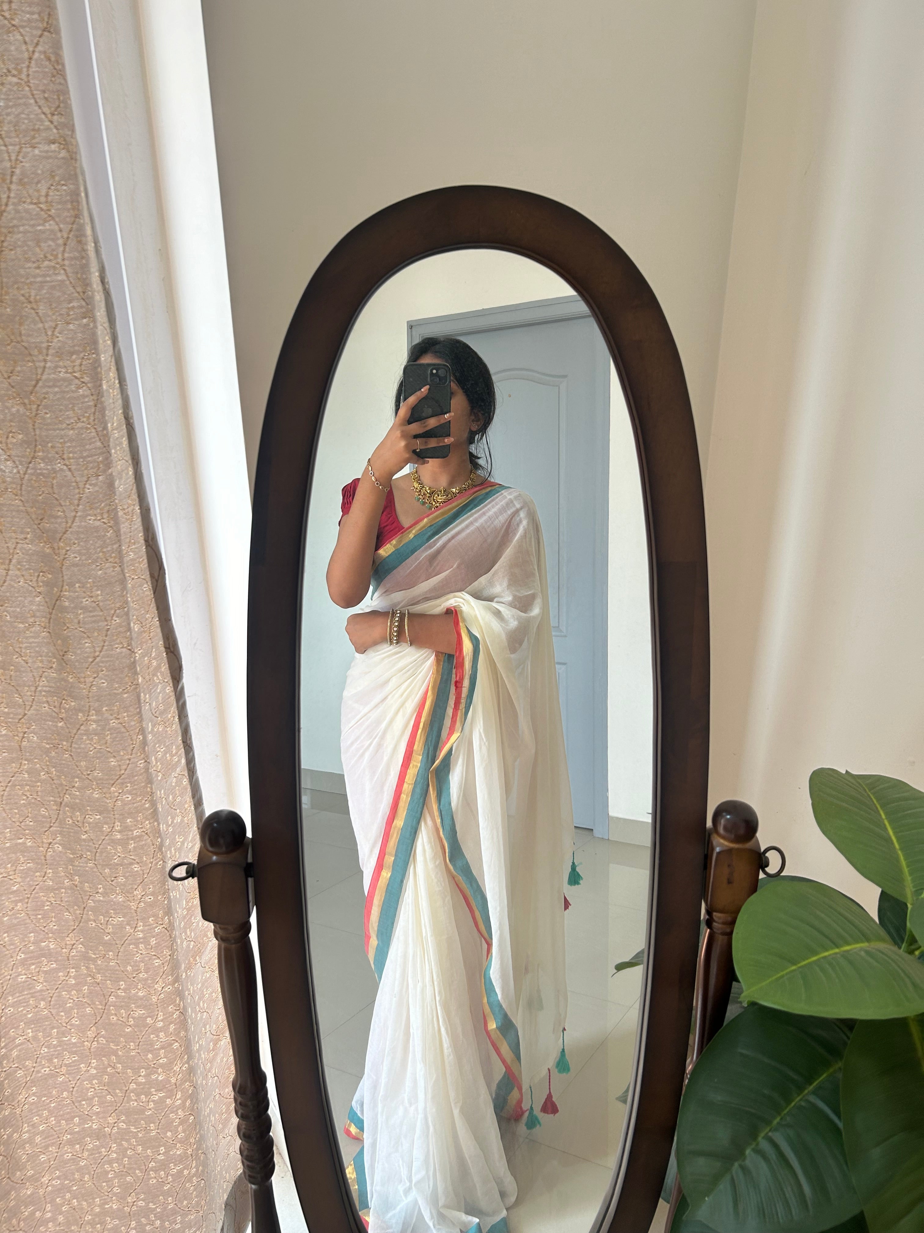 Mulmul cotton without blouse (KR12)