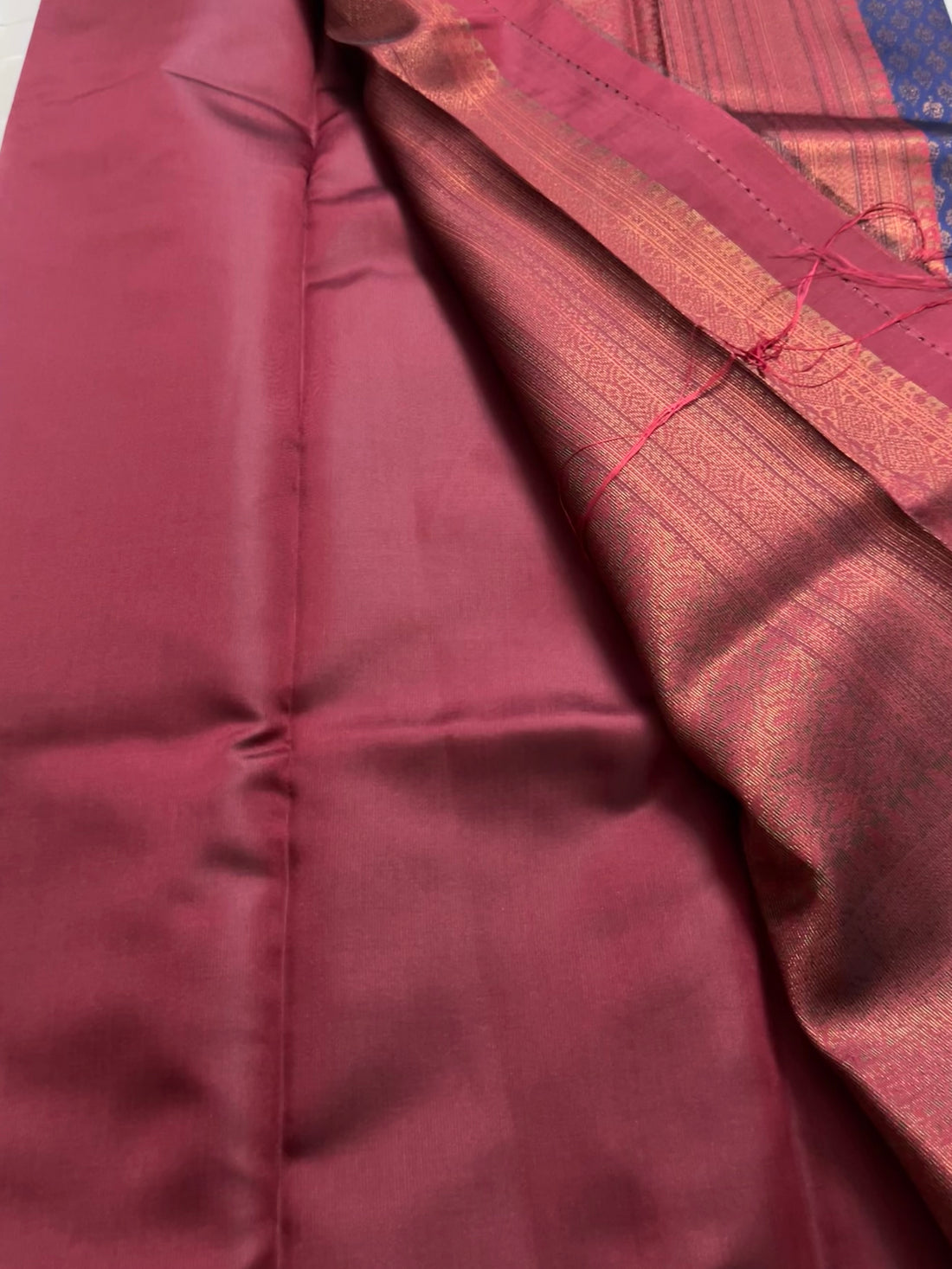 Brocade Soft Silk with char coal zari