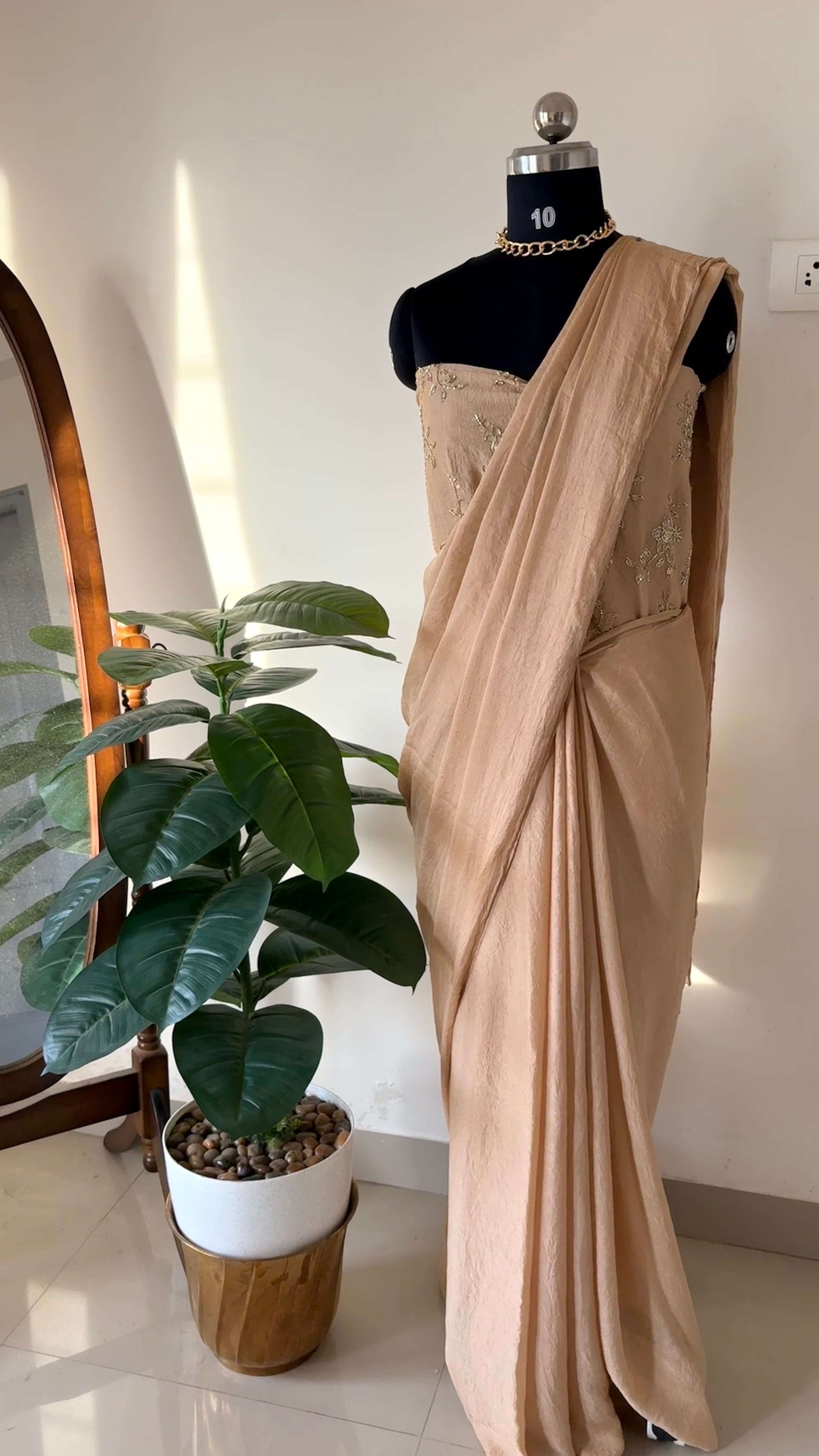 Crushed georgette