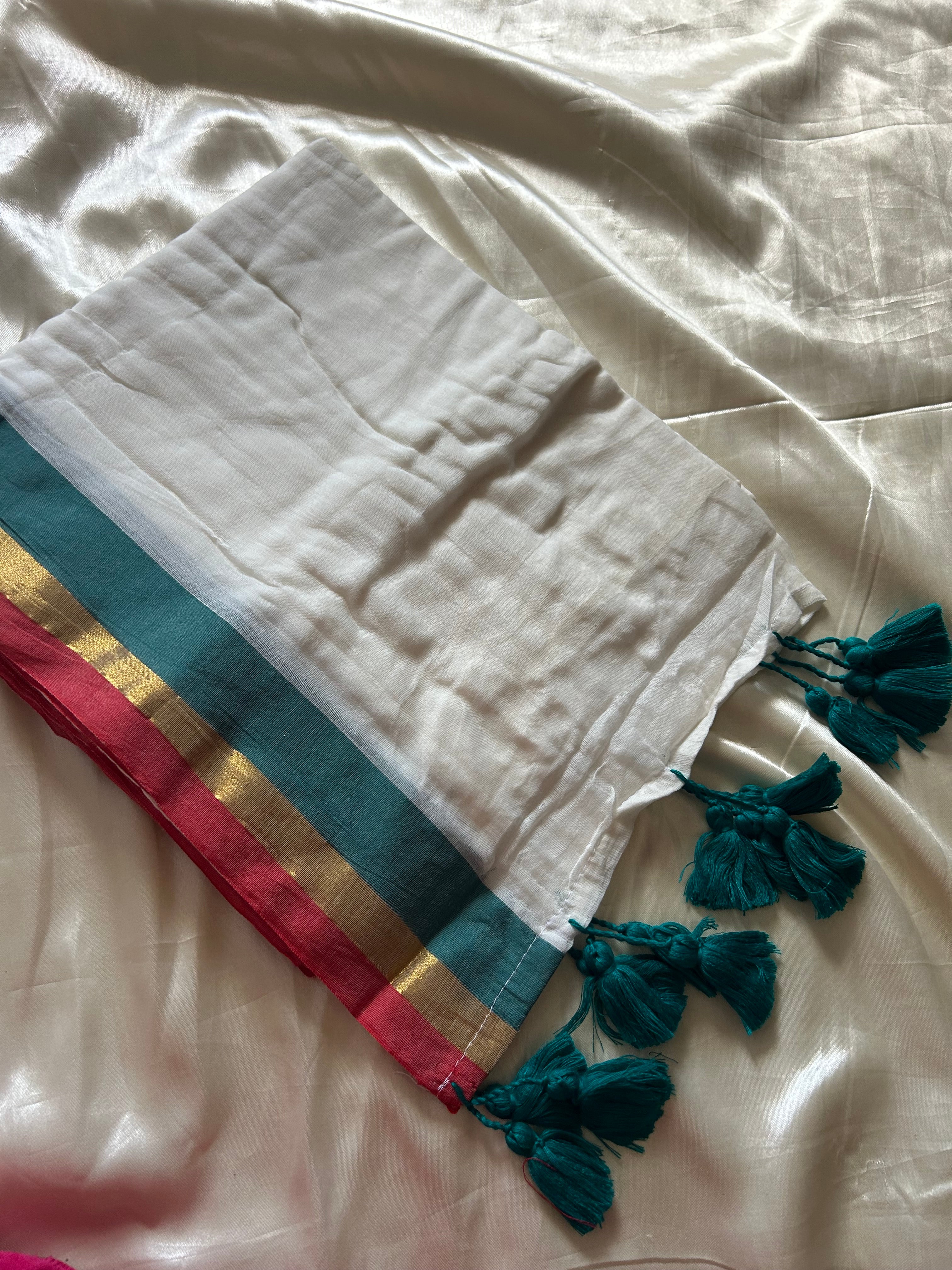 Mulmul cotton without blouse (KR12)