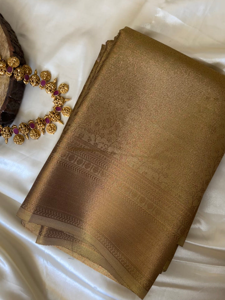 Tissue brocade soft silk
