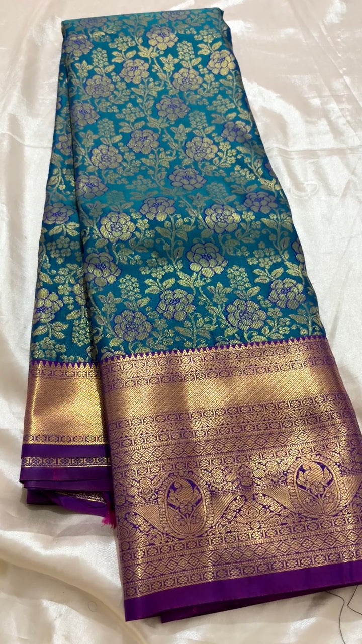 Semi tissue Kanchipuram saree
