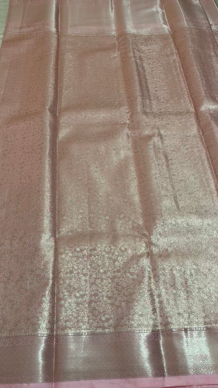 Semi tissue Kanchipuram saree