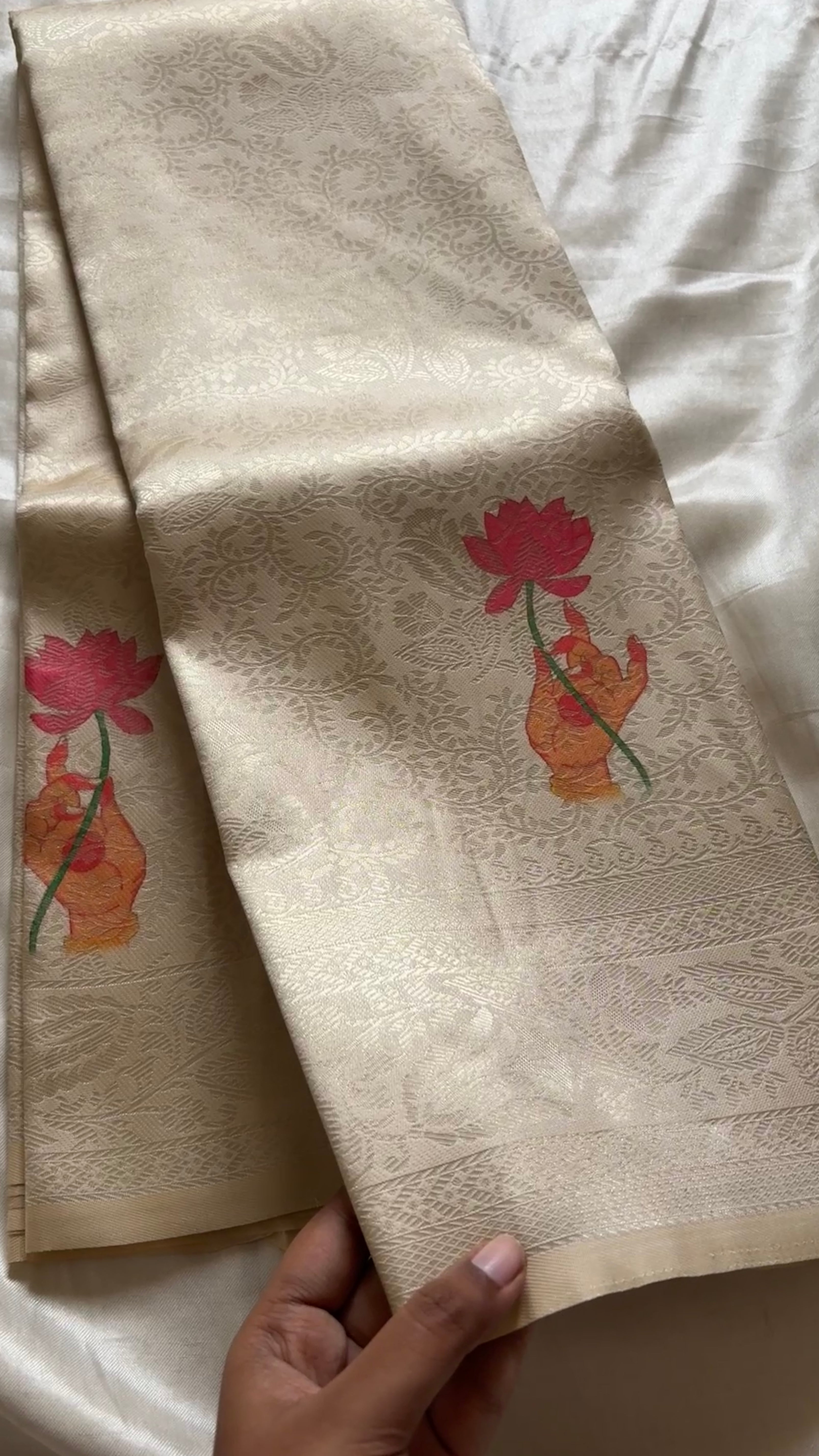 Soft silk with digital print