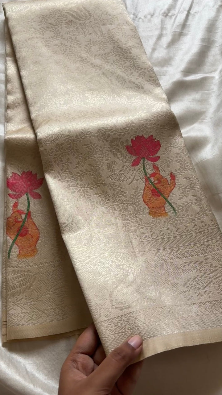 Soft silk with digital print