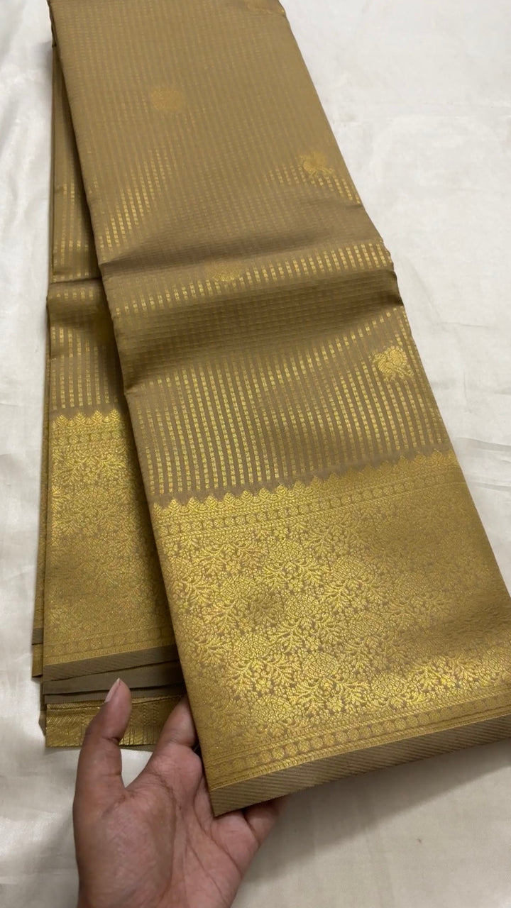 Semi brocade soft Silk kr55