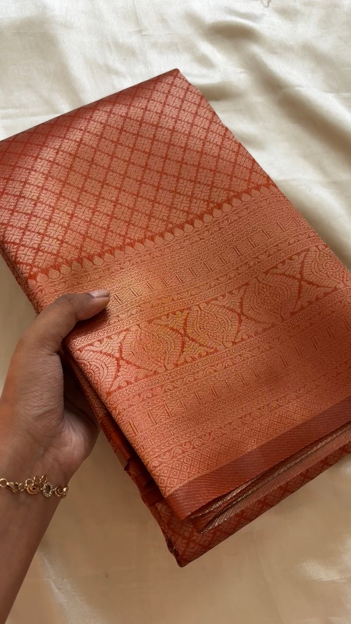 Semi brocade soft Silk kr32