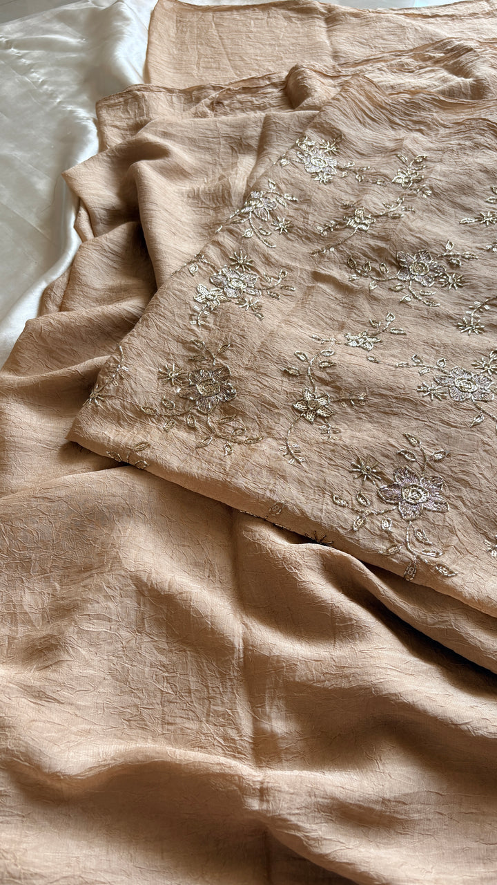 Crushed georgette