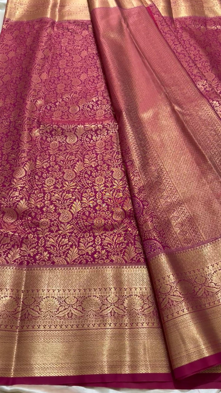 Semi tissue Kanchipuram saree