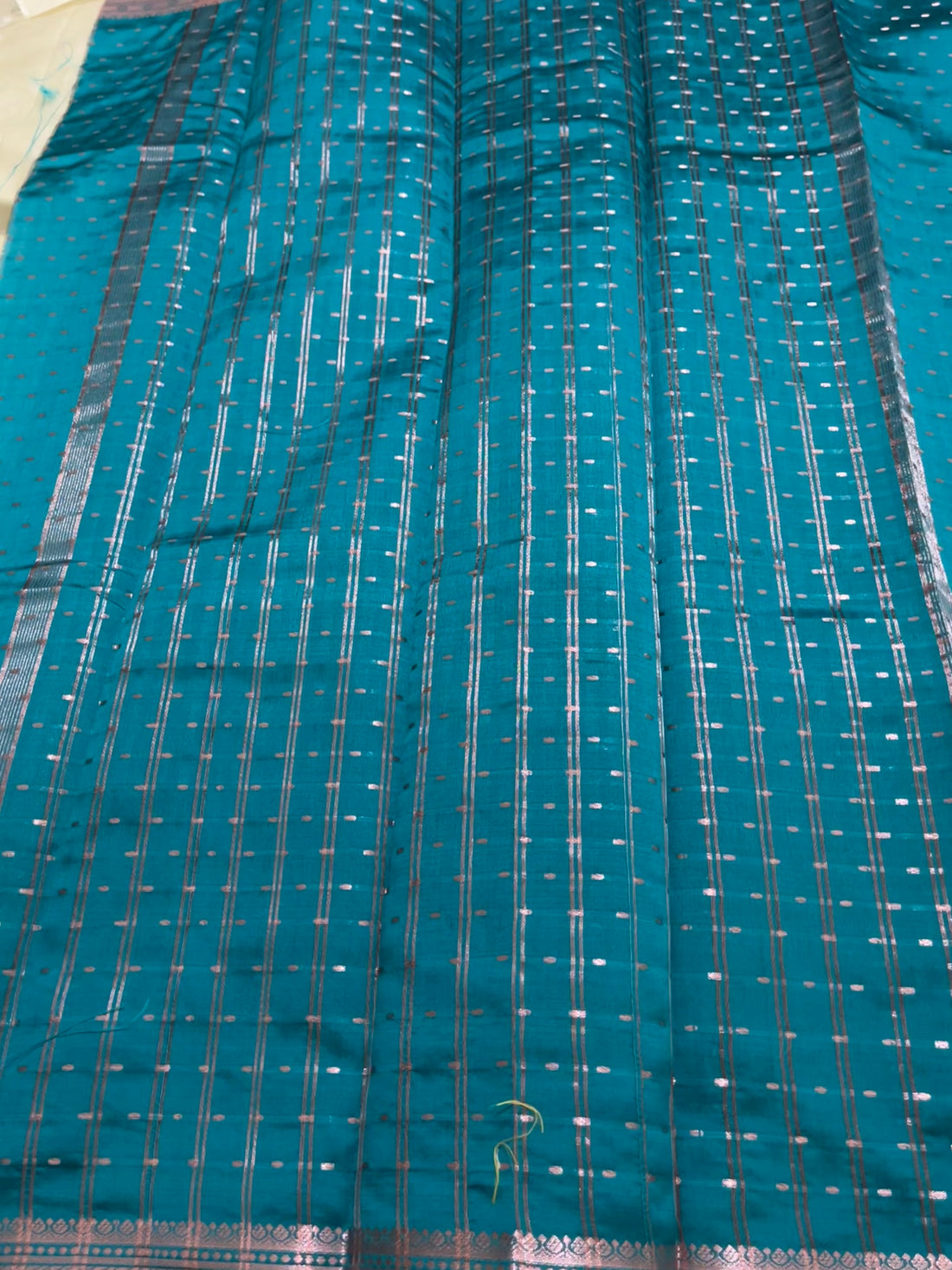 Brocade mixed cotton soft silk