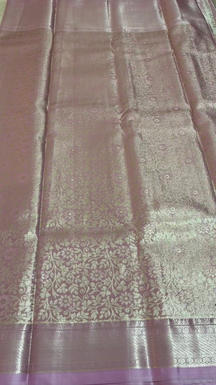 Semi tissue Kanchipuram saree