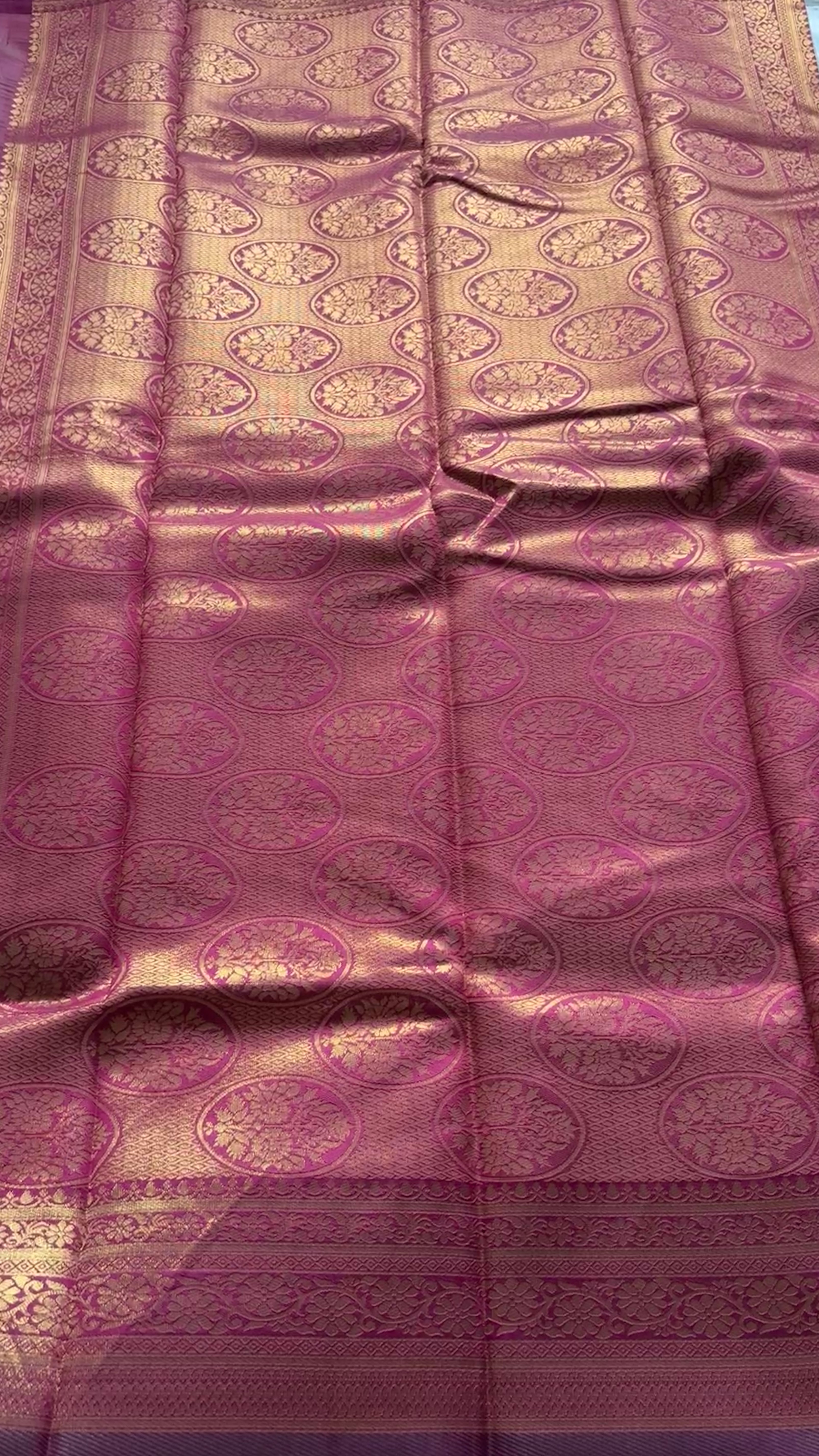 semi soft silk with Kanchi borders kr 54