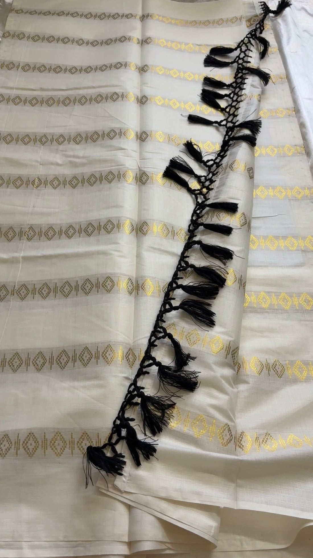Soft cotton with gold