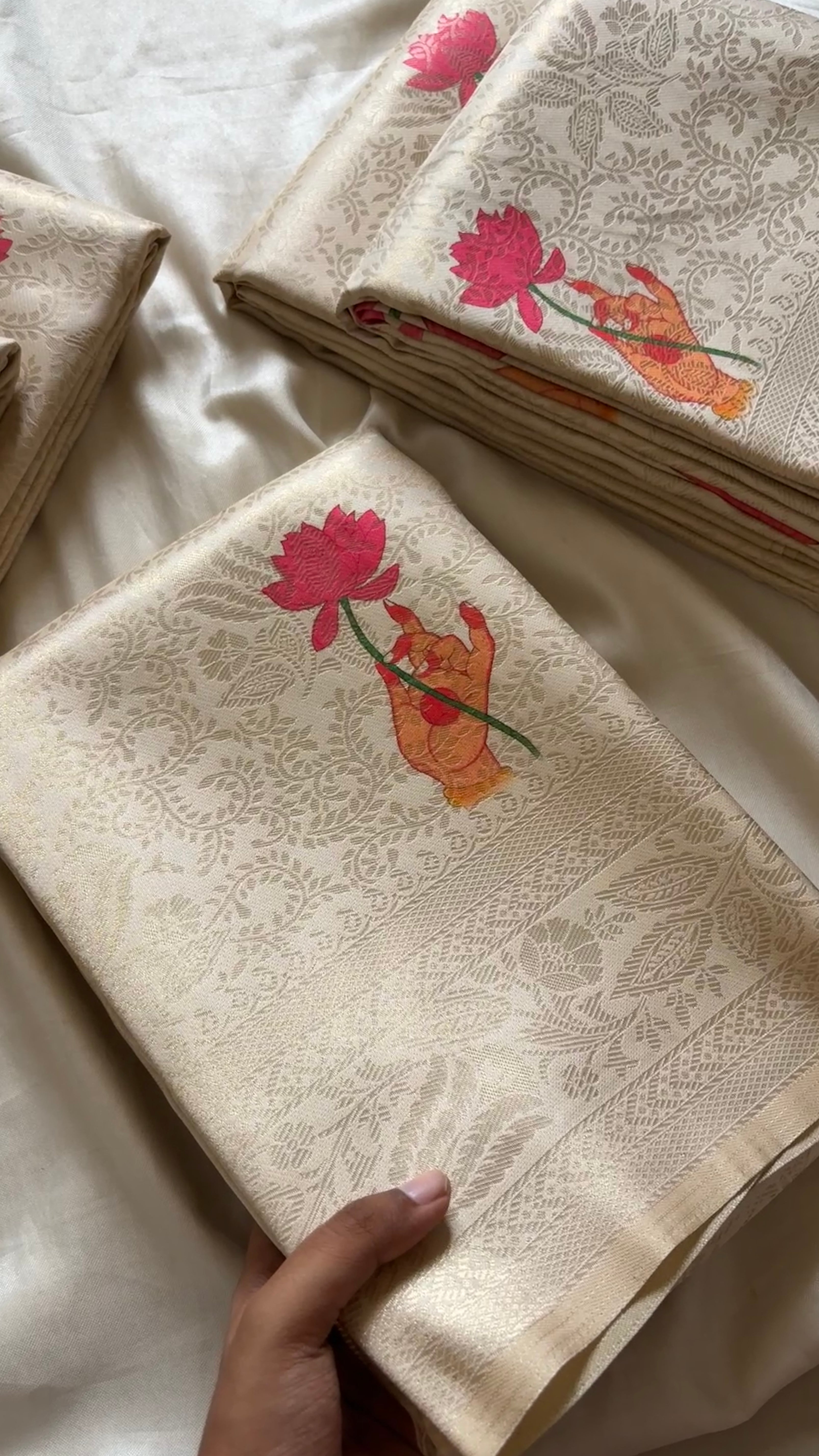 Soft silk with digital print