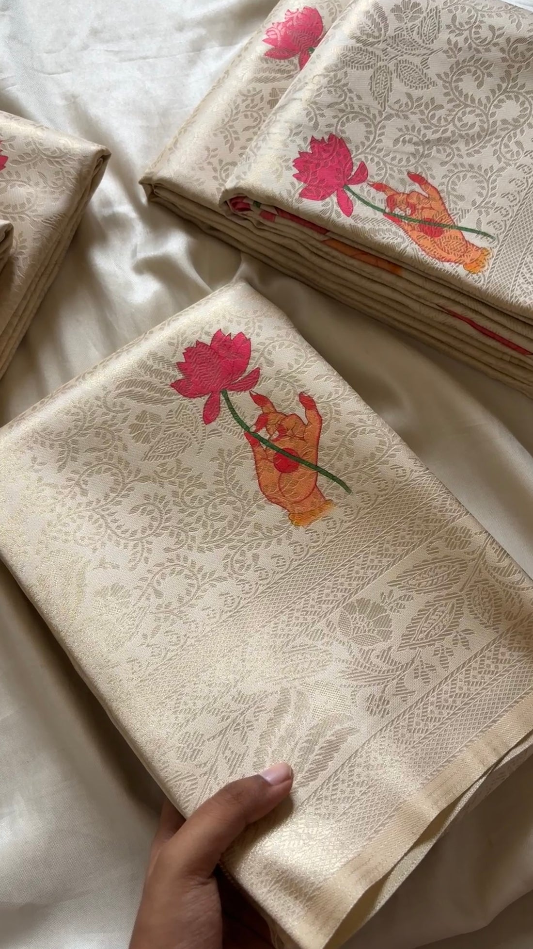 Soft silk with digital print