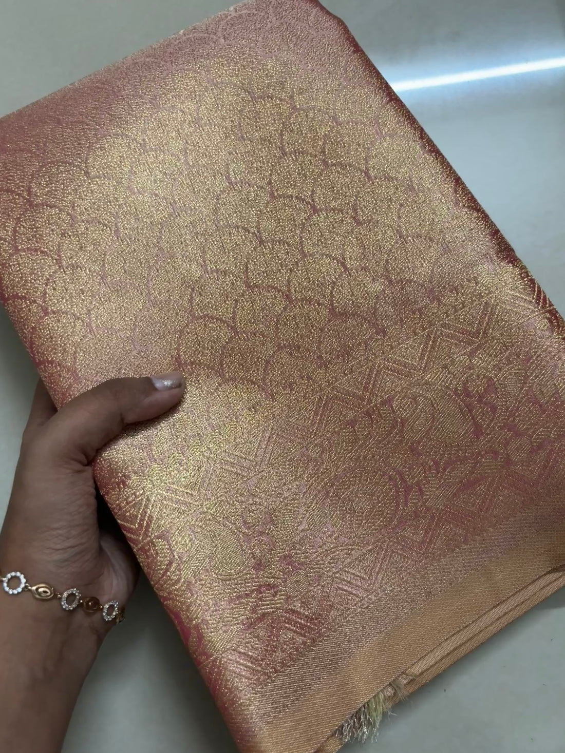 Tissue Brocade soft silk kr50