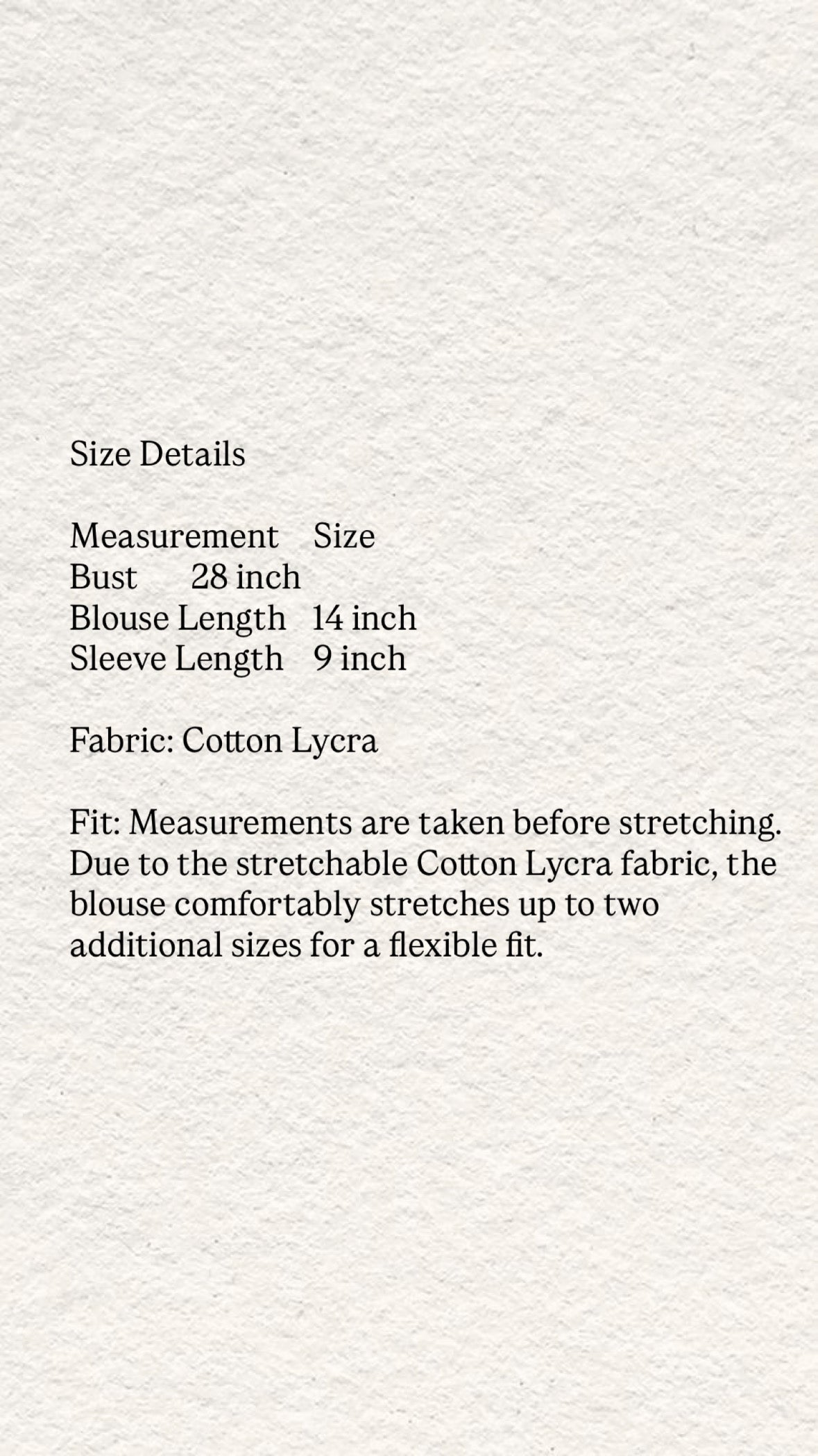 Kalamkari Ajrak printed stretchable blouse L
